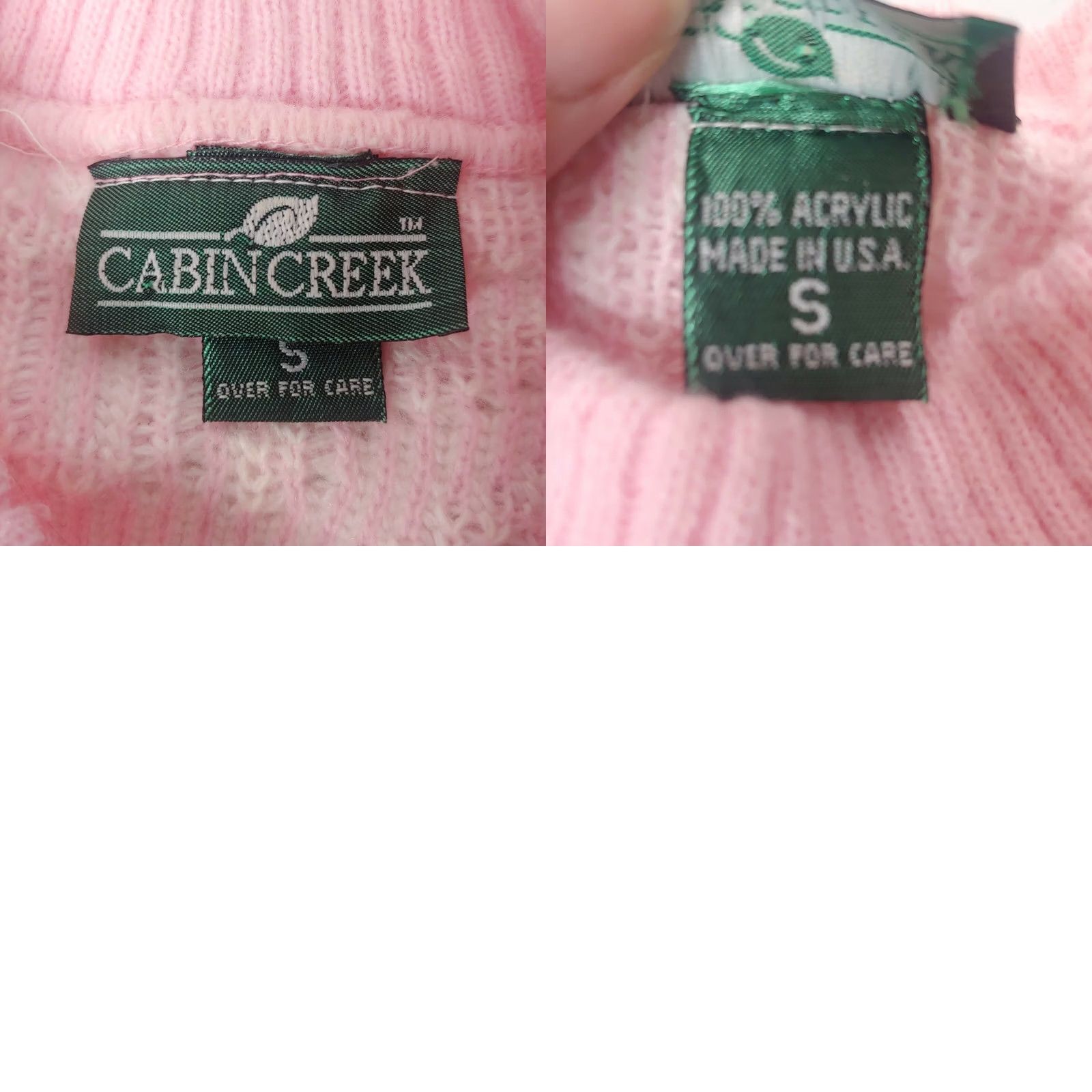 Vintage VINTAGE Cabin Creek Women's S Sweater Pink Chenille Fairy Kei Crew Neck Long Sleeve Pullover Knit 80s Retro Floral Casual Mens Girls Size S / US 4 / IT 40 - 8 Thumbnail