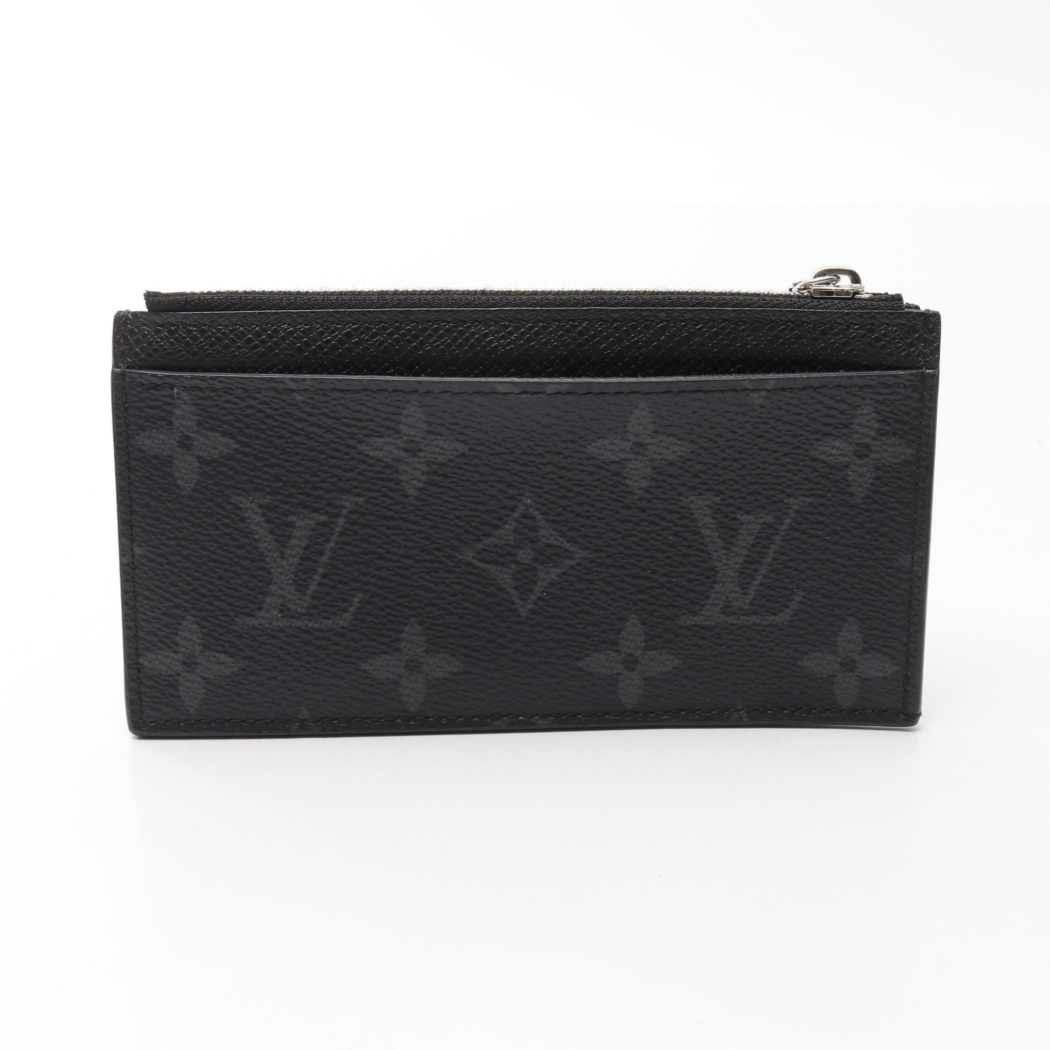 Louis Vuitton Louis Vuitton Coin Card Holder Damier Graphite Case Leather Black Size ONE SIZE - 1 Thumbnail
