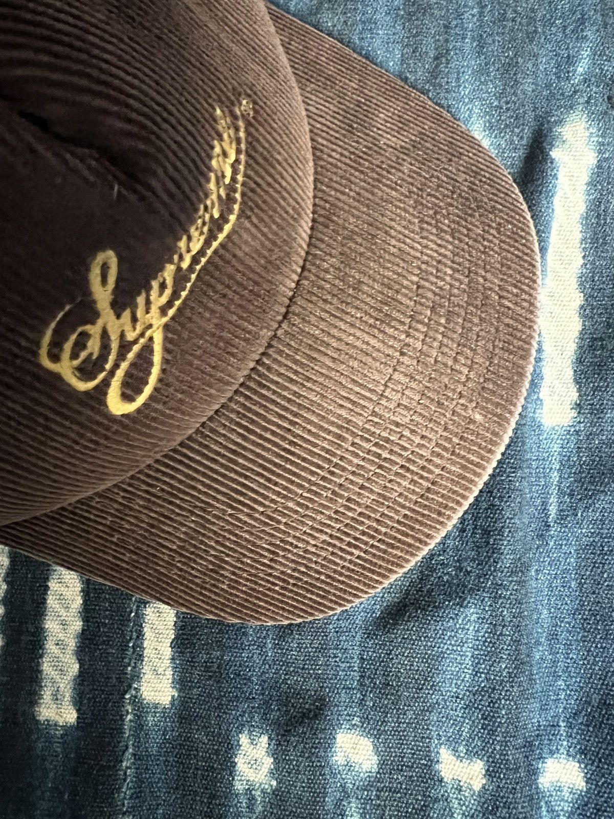 Supreme Supreme Archive 1st Script logo cord 5P cap OS Size ONE SIZE - 4 Thumbnail