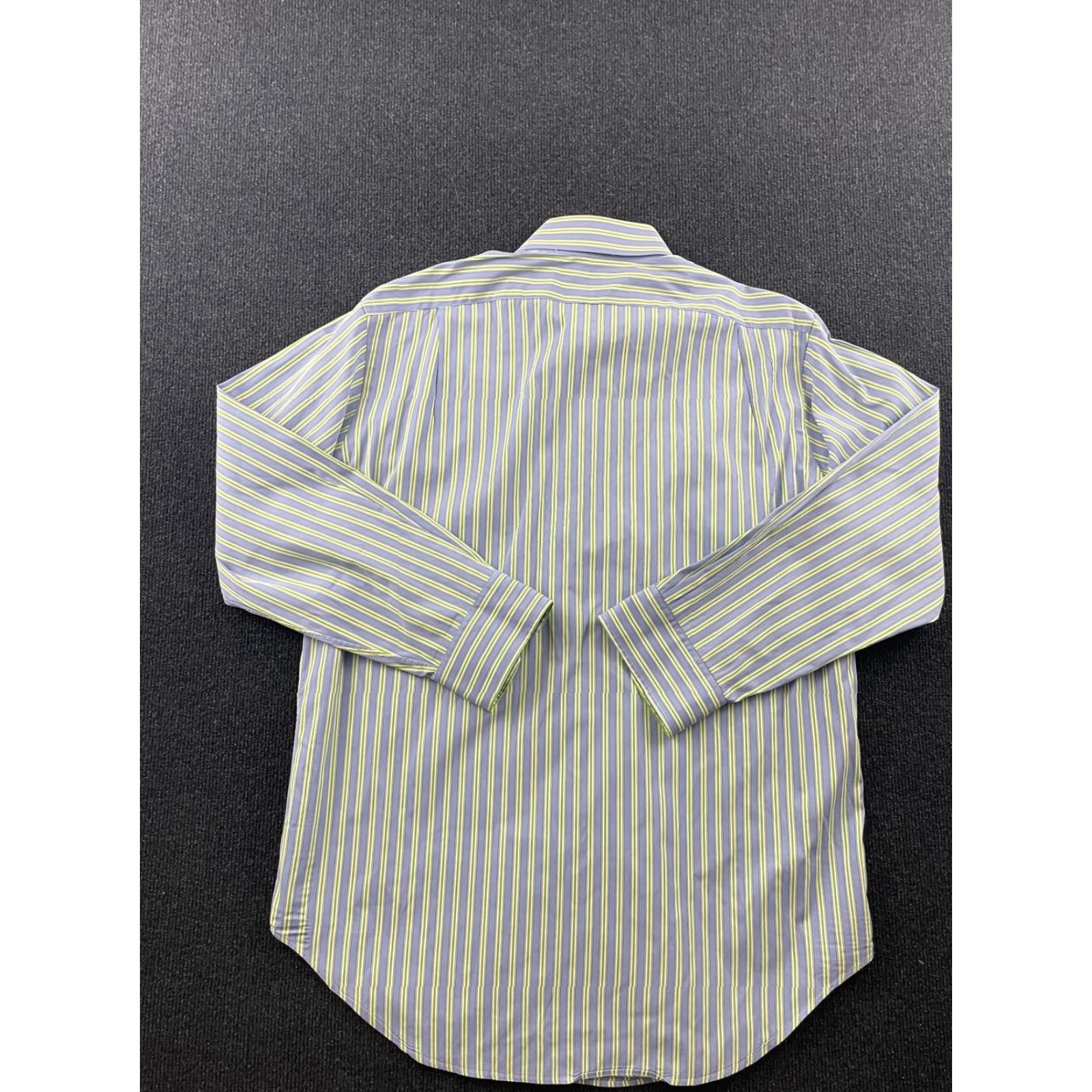 Polo Ralph Lauren Dress Shirt Mens 16 32/33 Blue Stripe Regent Classic Fit  Shirt Mens