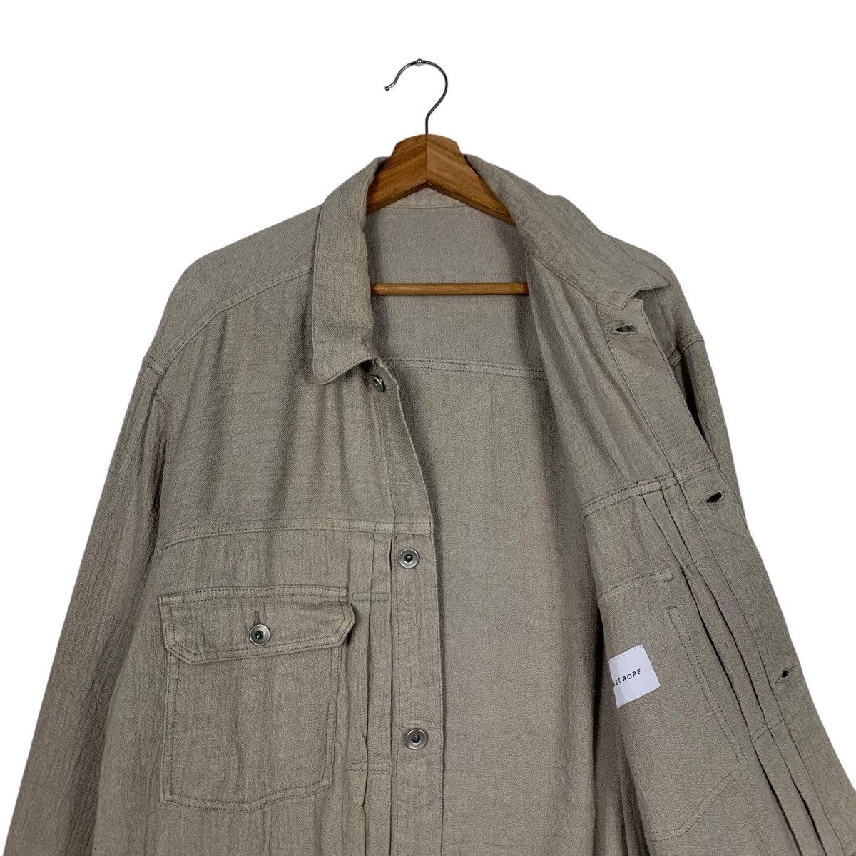 ADAM ET ROPE ADAM ET ROPE Linen Cotton Casual Light Jacket #1821-C22 Size US L / EU 52-54 / 3 - 10 Thumbnail