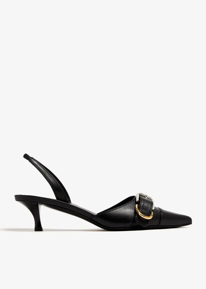 Givenchy o1n1vont0326 Voyou Slingback Pumps in Black Size US 6.5 / IT 36.5 - 1 Thumbnail