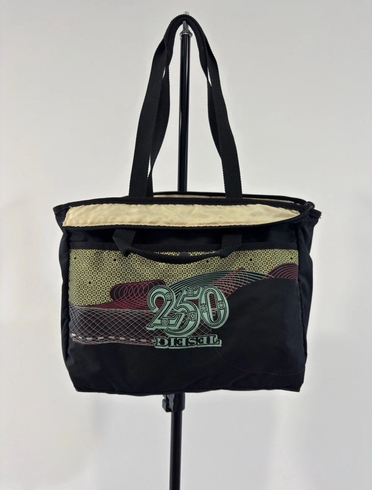 Diesel Vintage Diesel Y2K Nylon Big Logo Reversible Tote Woman Bags Size ONE SIZE - 2 Thumbnail