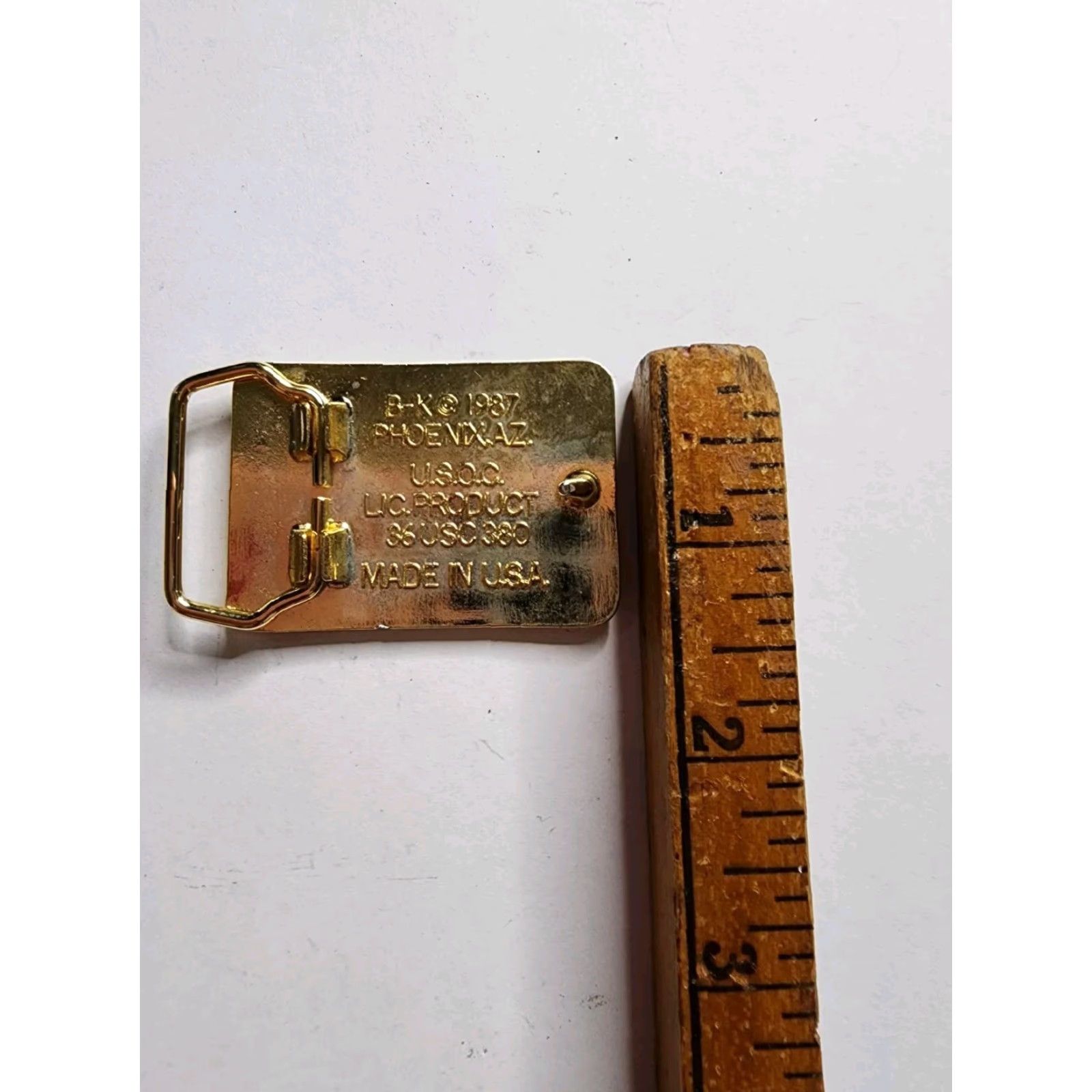 Vintage VINTAGE Olympic Rings Team Usa Seoul Korea 88 Rare 1988 Belt Buckle Souvenir Size ONE SIZE - 3 Thumbnail