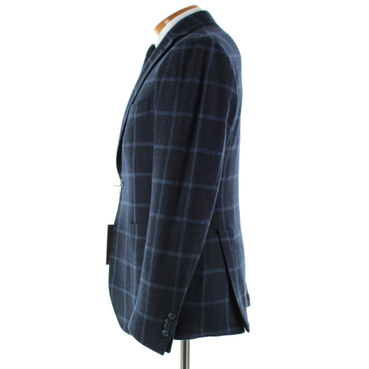 Sartoria Partenopea Sartoria Partenopea Sport Coat Size 40 Regular US in Blue Size 40R - 4 Thumbnail
