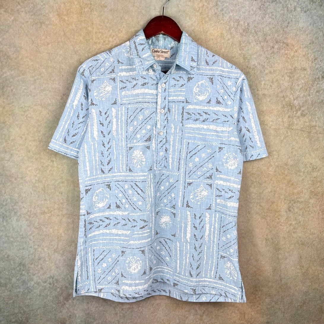 Vintage VTG 80s Hawaiian Print Shirt Mens Sz M Blue Honolulu Size US M / EU 48-50 / 2 - 1 Thumbnail