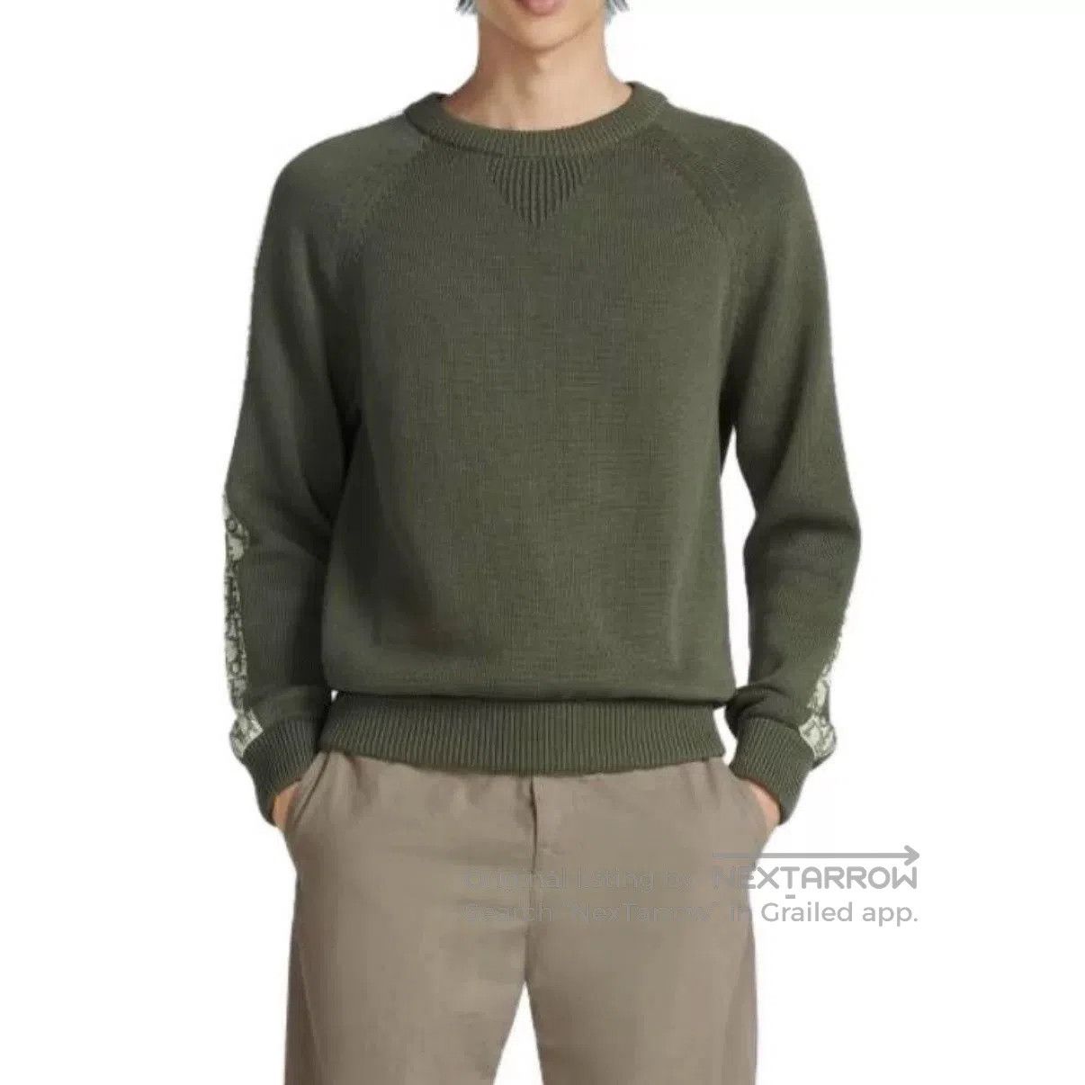 Dior DIOR Knit Sweater with Logo Sleeves XS. Size US XS / EU 42 / 0 - 6 Thumbnail