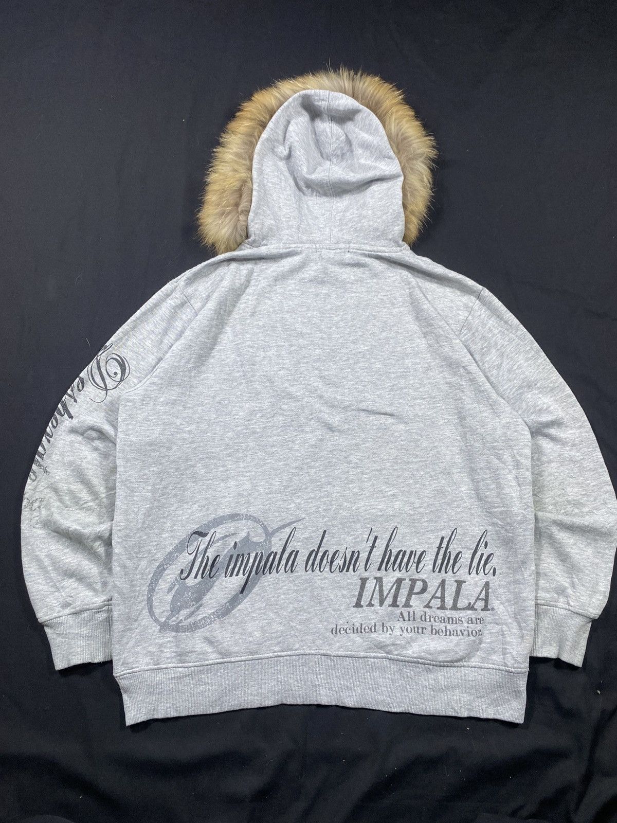 If Six Was Nine Japanese Impala Fur Hoodie Poem gothic Lgb ifsix style Size US L / EU 52-54 / 3 - 2 Thumbnail
