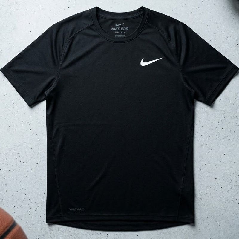 Nike Nike Pro Dri-FIT Men's Short Sleeve Training Shirt Black Size US XL / EU 56 / 4 - 6 Thumbnail