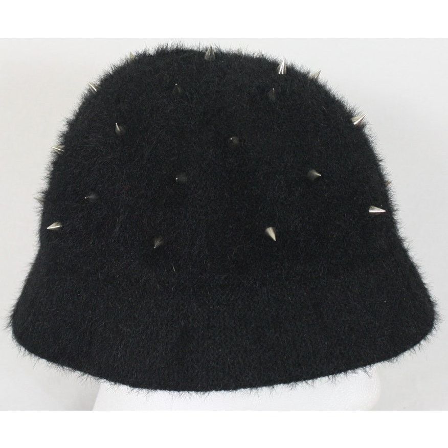 Handmade × Vintage Custom Made 1/1 Faux Fur Spiked Goth Punk Bucket Hat Small Size ONE SIZE - 6 Thumbnail