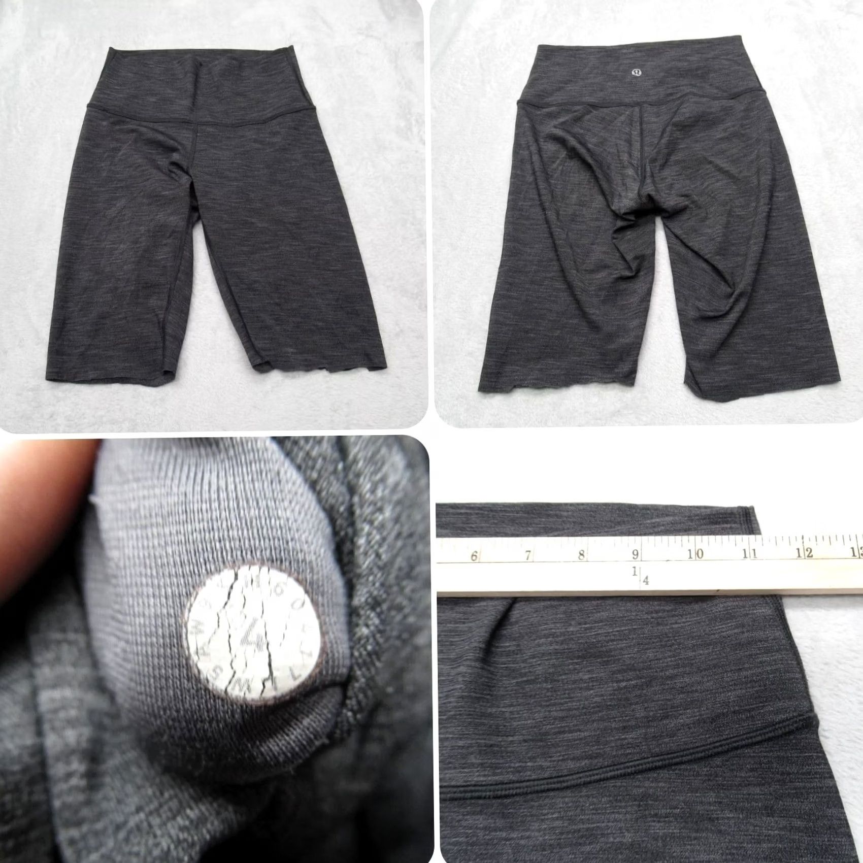 Lululemon VINTAGE Lululemon Align Leggings Womens Capri 4 Gray High Waist Wide-Leg 9in Inseam Yoga Running Size 27" / US 4 / IT 40 - 2 Thumbnail