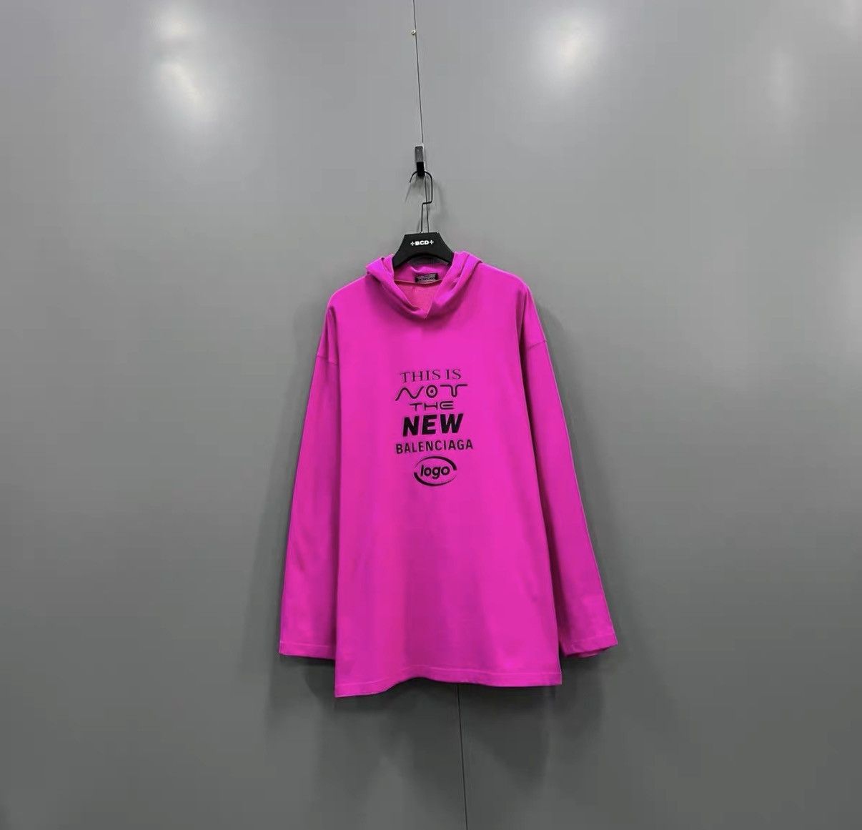 Balenciaga Balenciaga Front Logo Printed Hoodie J41 Size XS / US 0-2 / IT 36-38 - 1 Thumbnail