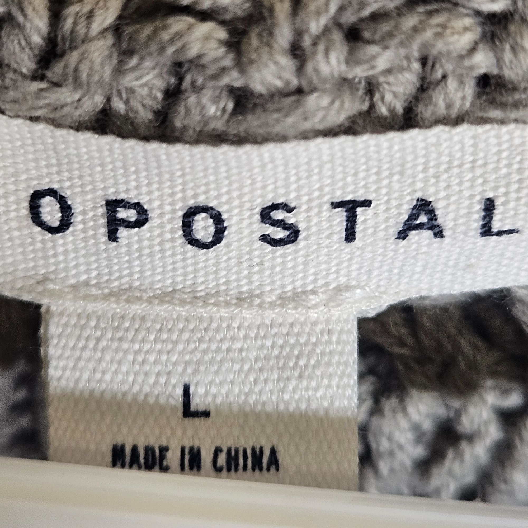 Aeropostale Aeropostale Crop Chunky Cable Sweater Gray L Academia Cozy Size L / US 10 / IT 46 - 7 Thumbnail