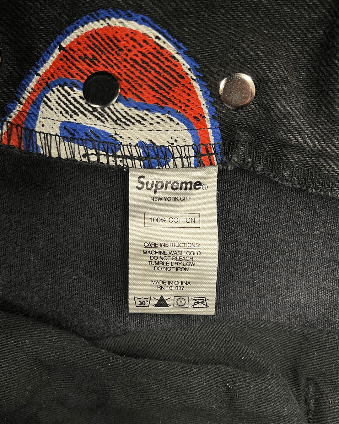 Supreme Supreme SS17 666 Denim Trouser Size US 30 / EU 46 - 10 Thumbnail