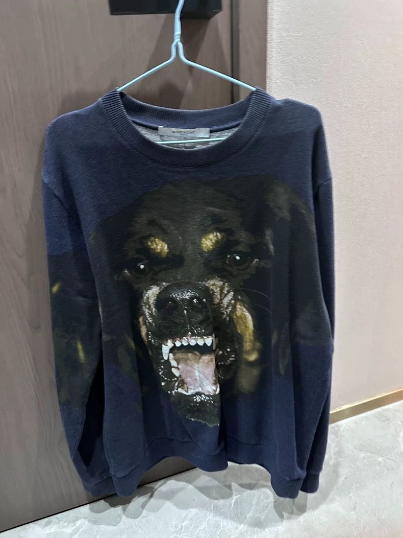Givenchy givenchy blue dog face sweatshirt size s-2507 Size US S / EU 44-46 / 1 - 4 Thumbnail