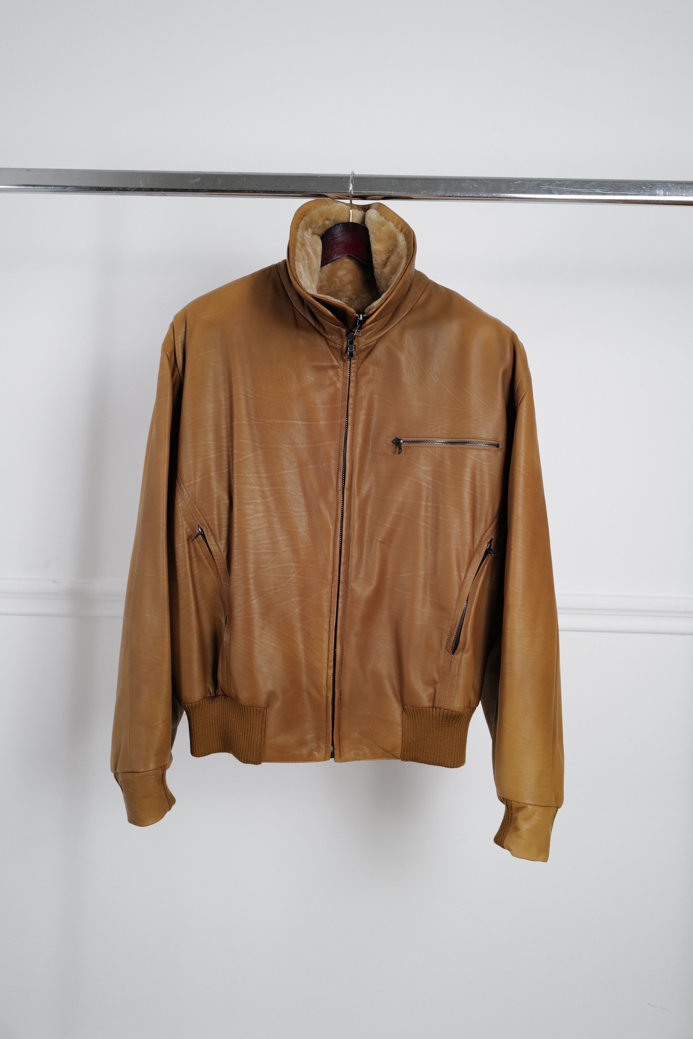 KITON LEATHER JACKET