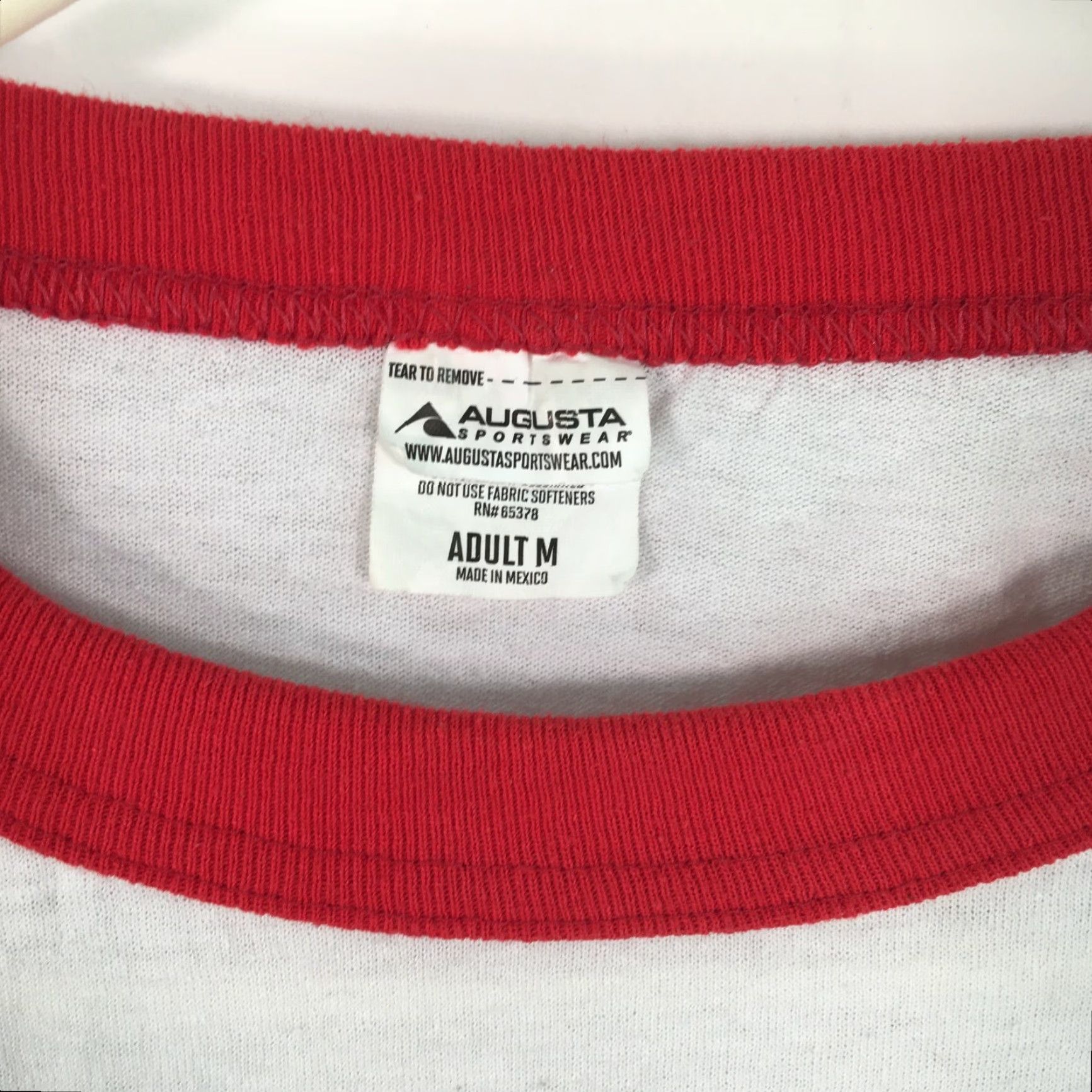 Augusta Sportswear Augusta Sportswear T-Shirt Long Sleeve White Mens Medium Powder Puff - Regular Fit, 29" Length, 21" Chest, Pullover, Round Neck, Breathable Size US M / EU 48-50 / 2 - 3 Thumbnail