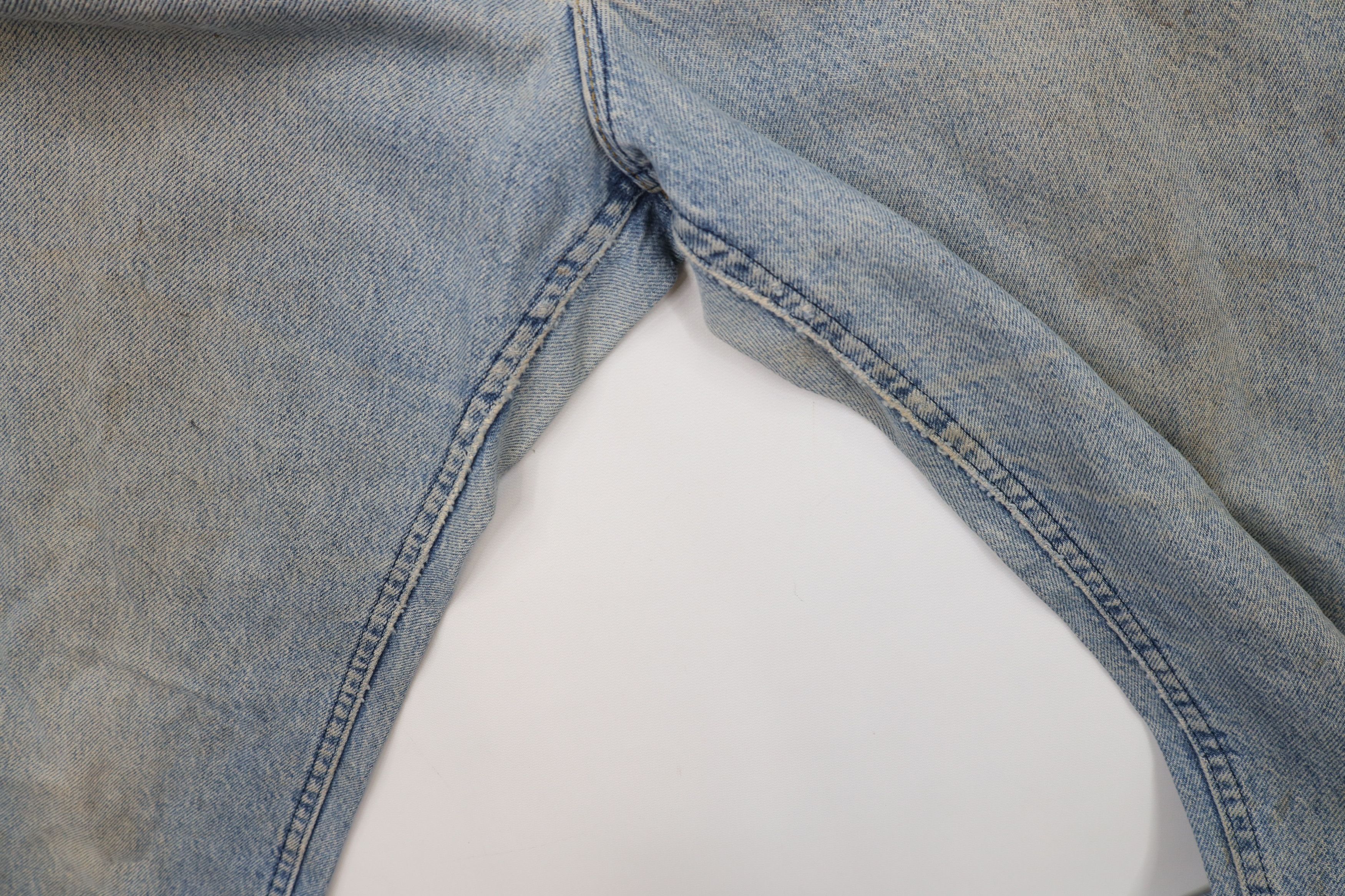 Lee Vintage 90s Lee Relaxed Fit Tapered Leg Denim Jeans USA Blue Size 36" / US 14 / IT 50 - 8 Thumbnail