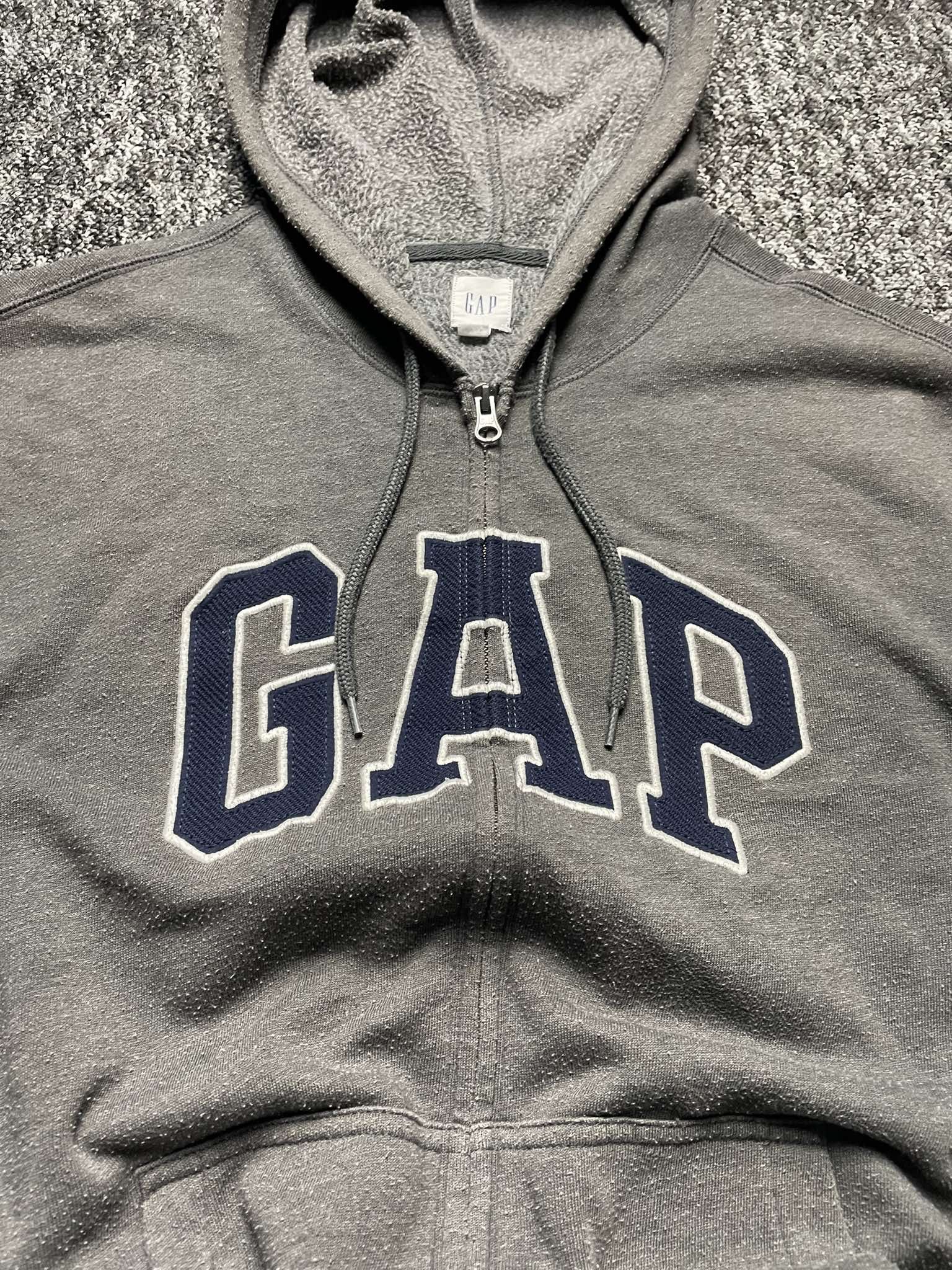 Gap × Vintage Vintage zip-up sweatshirt hoodie Gap logo classic streetwear Size US M / EU 48-50 / 2 - 3 Thumbnail