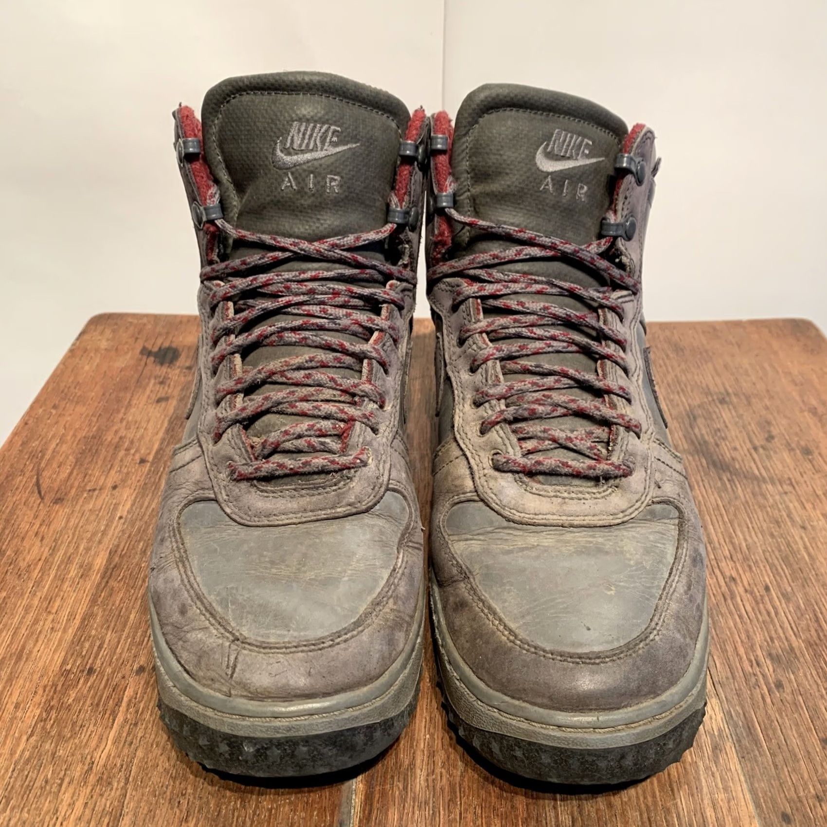 Nike Nike Air Force 1 High Men’s Sz 7 Cool Gray 537889-001 2012 Hiking Military Boot Sneakers Size US 7 / EU 40 - 5 Thumbnail