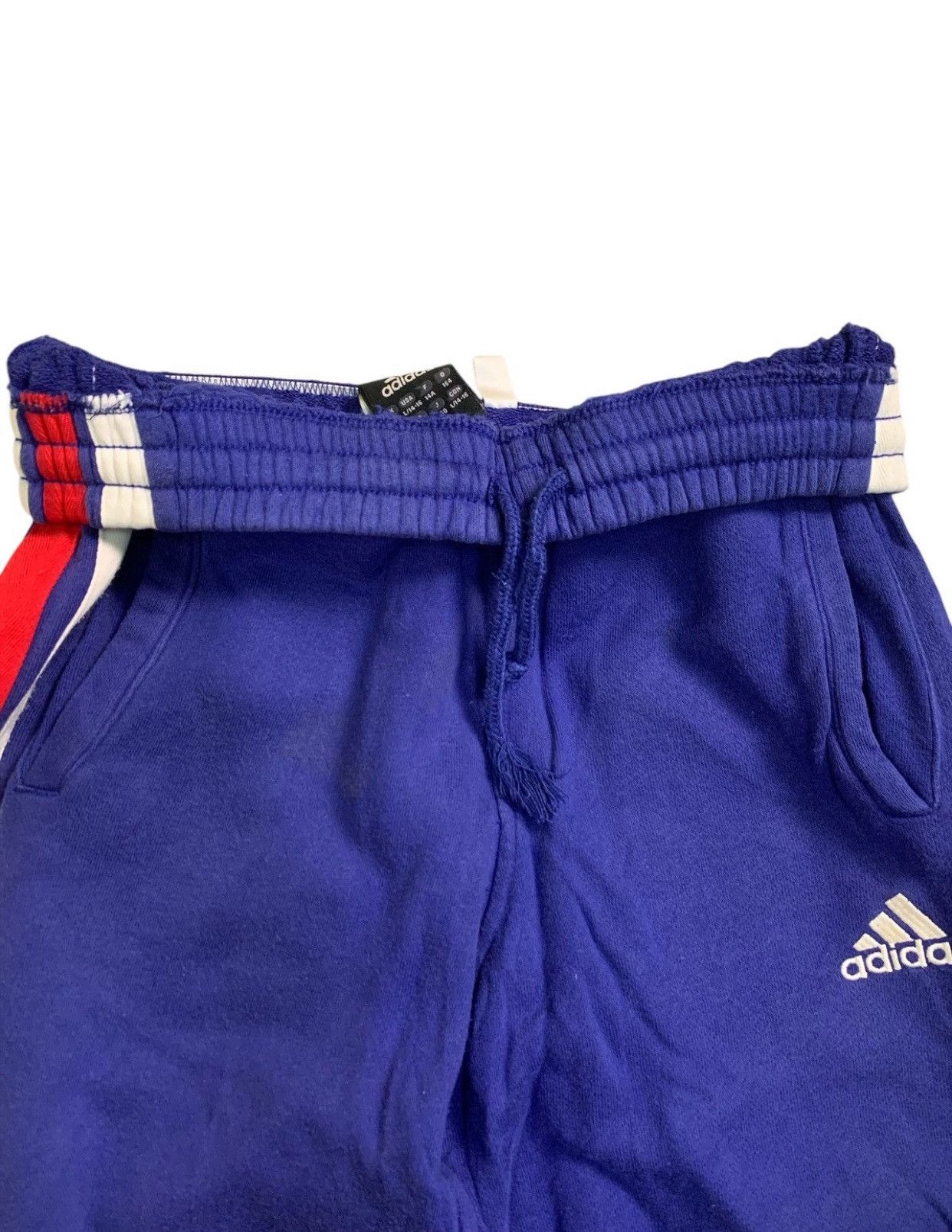 Adidas Rare Design Vintage Adidas France Stripe Jogger Pants Size US 26 / EU 42 - 9 Thumbnail