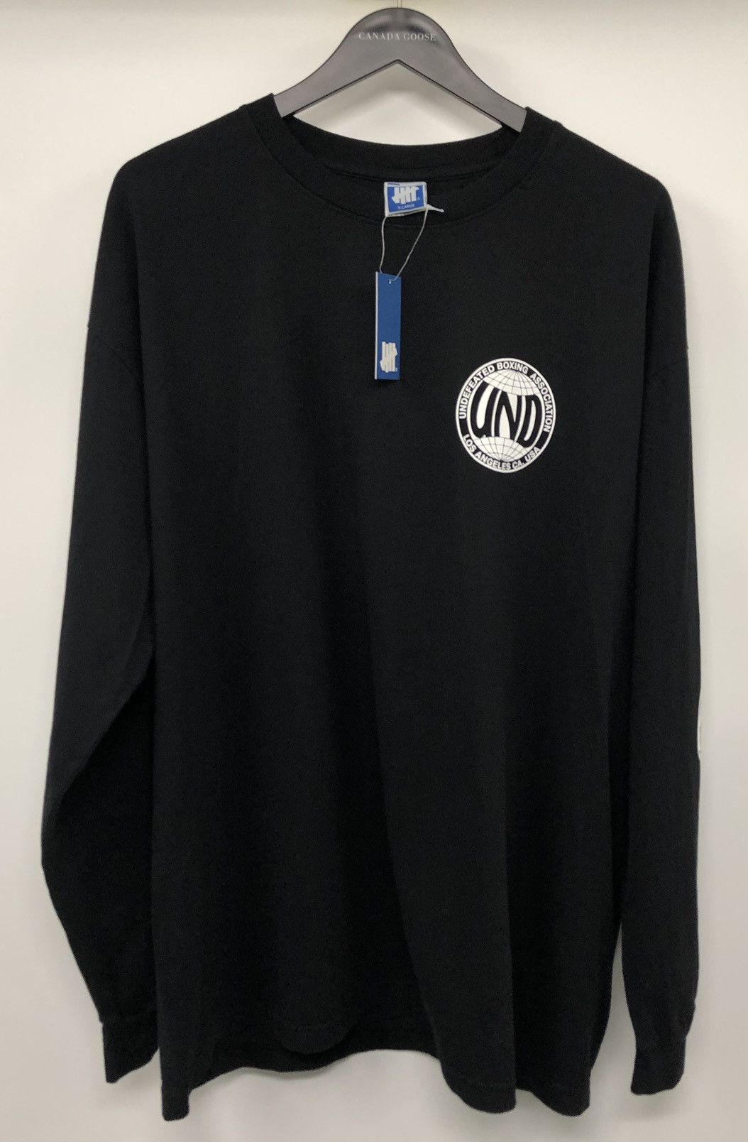 Undefeated Undefeated UBA Boxing Association Black Long Sleeve T-Shirt Size US XL / EU 56 / 4 - 2 Thumbnail