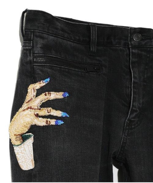 Undercover Undercover 2023 AW "Komische" Hand Denim Pants Size US 34 / EU 50 - 4 Thumbnail