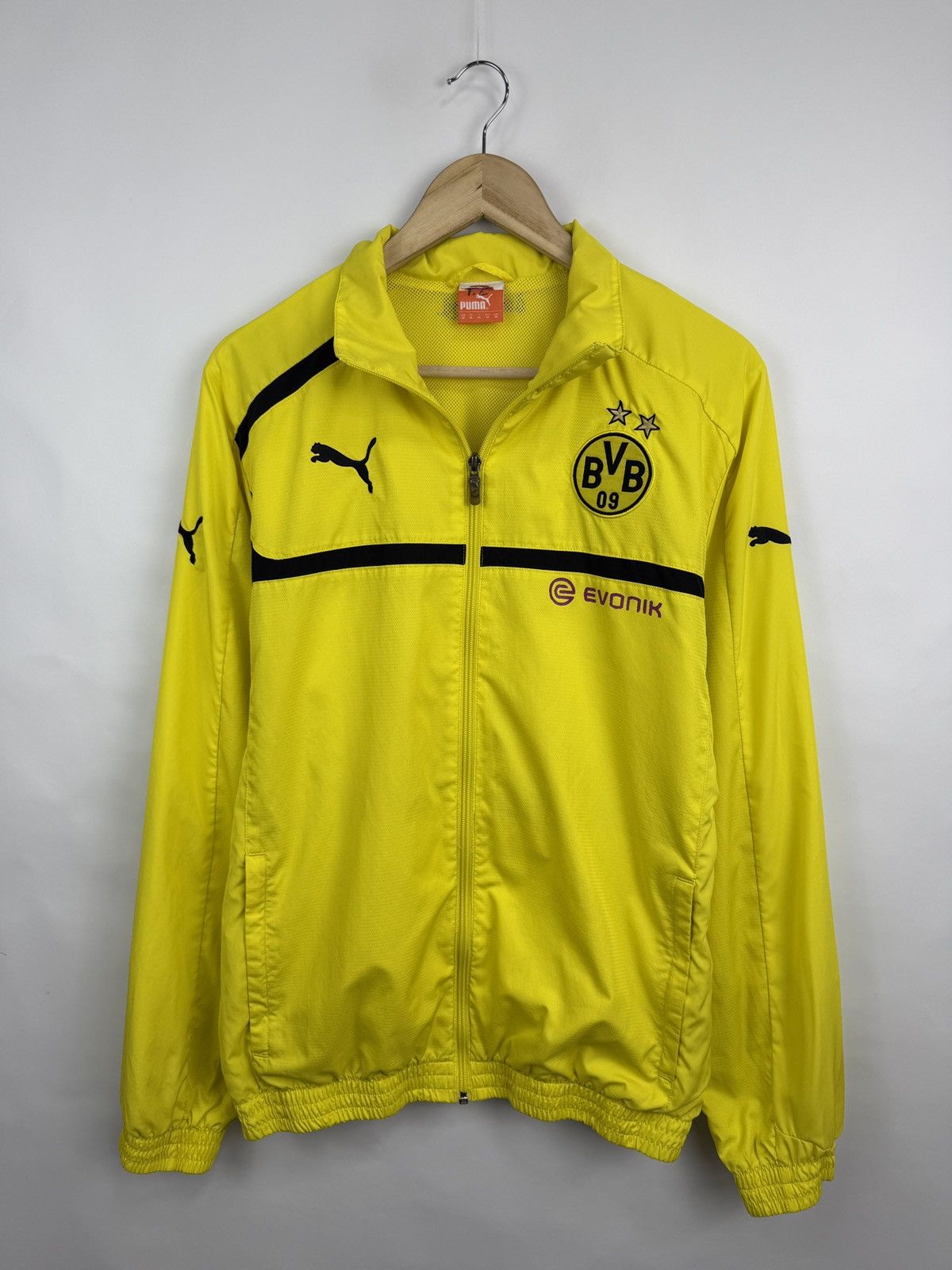 Puma 🇩🇪Vintage 2012 Puma Borussia Dortmund BVB Soccer Track Jacket Size US M / EU 48-50 / 2 - 4 Thumbnail