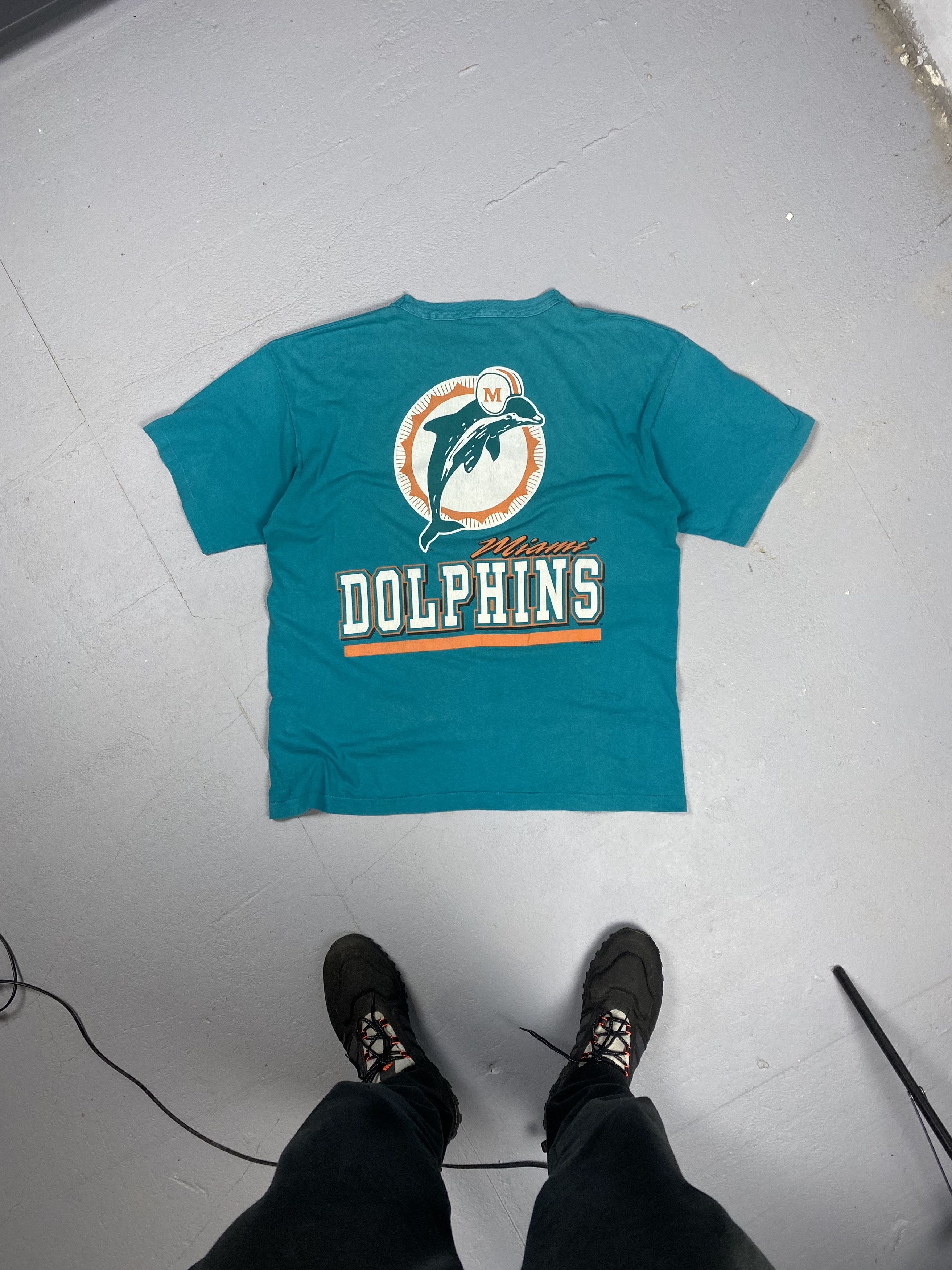 NFL Vintage 1995 Miami Dolphins tee Salem Size US XXL / EU 58 / 5 - 3 Thumbnail