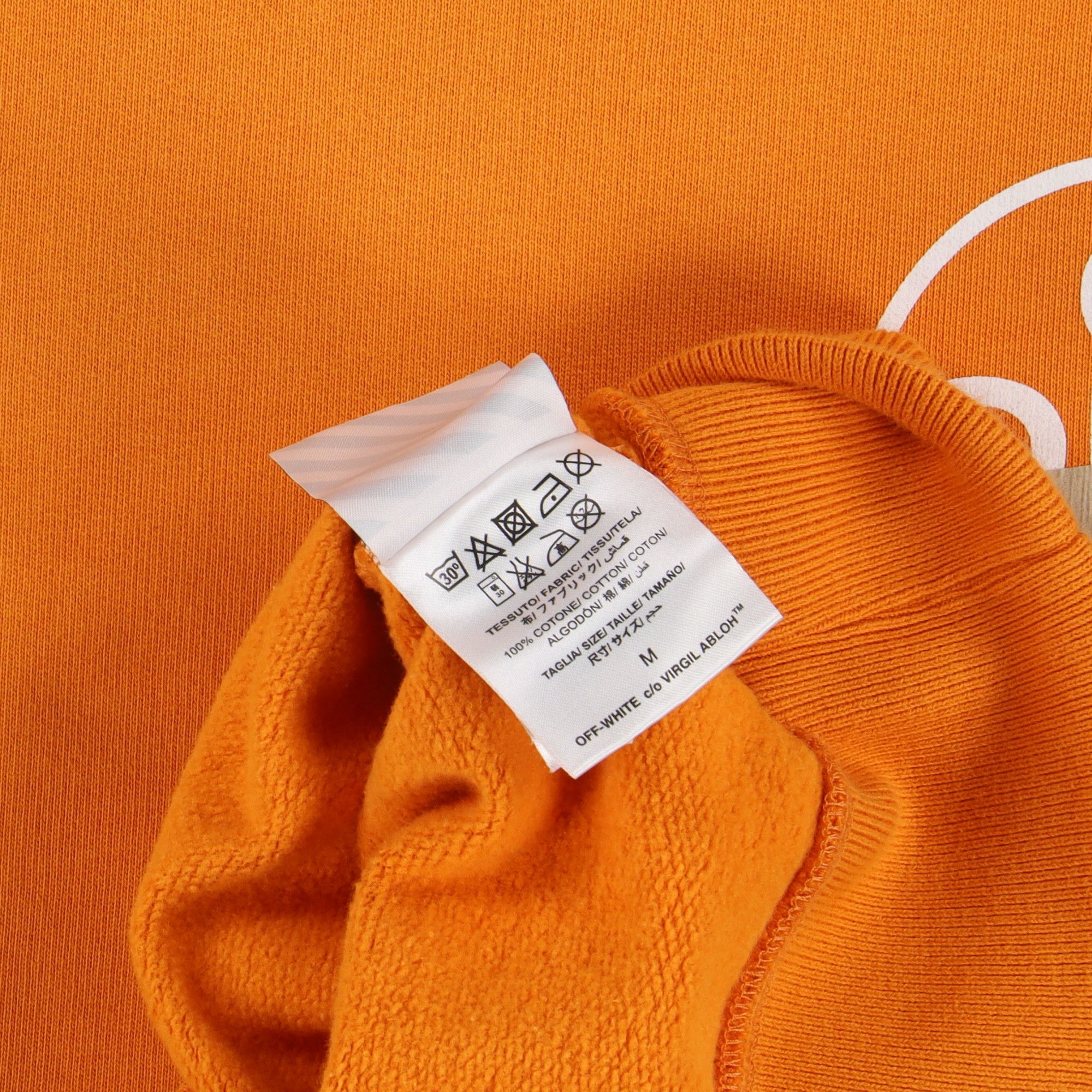 Off-White Orange Tape Arrows Logo Sweatshirt Size US M / EU 48-50 / 2 - 7 Thumbnail