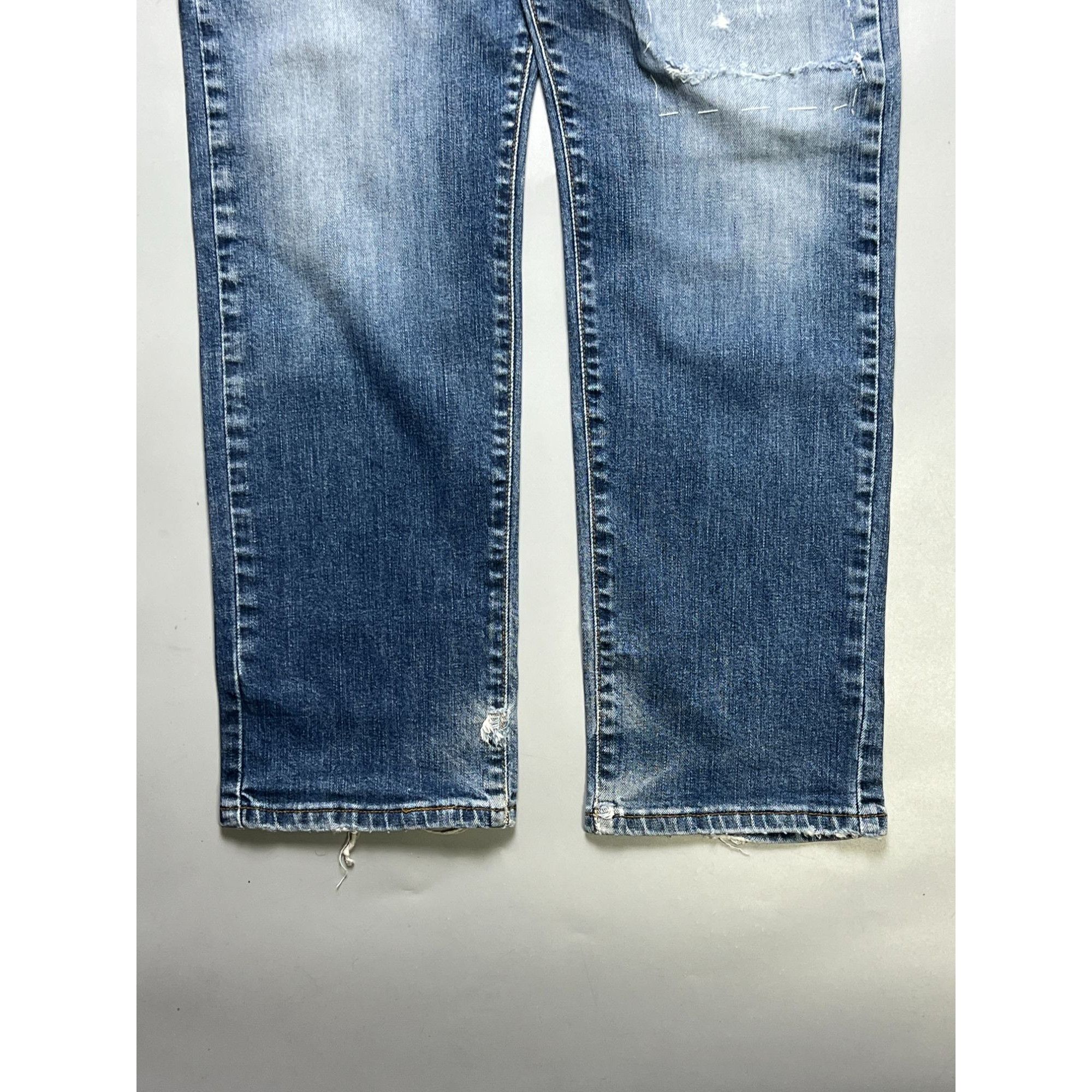 Levi's Vintage Clothing Levi’s Vintage Distressed Denim Jeans Pants (Y1048) Size US 34 / EU 50 - 2 Thumbnail