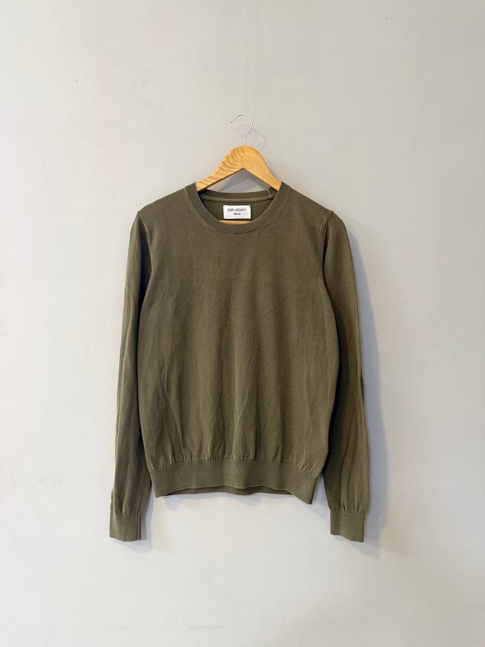 Our Legacy Green Cotton Sweater Size S
