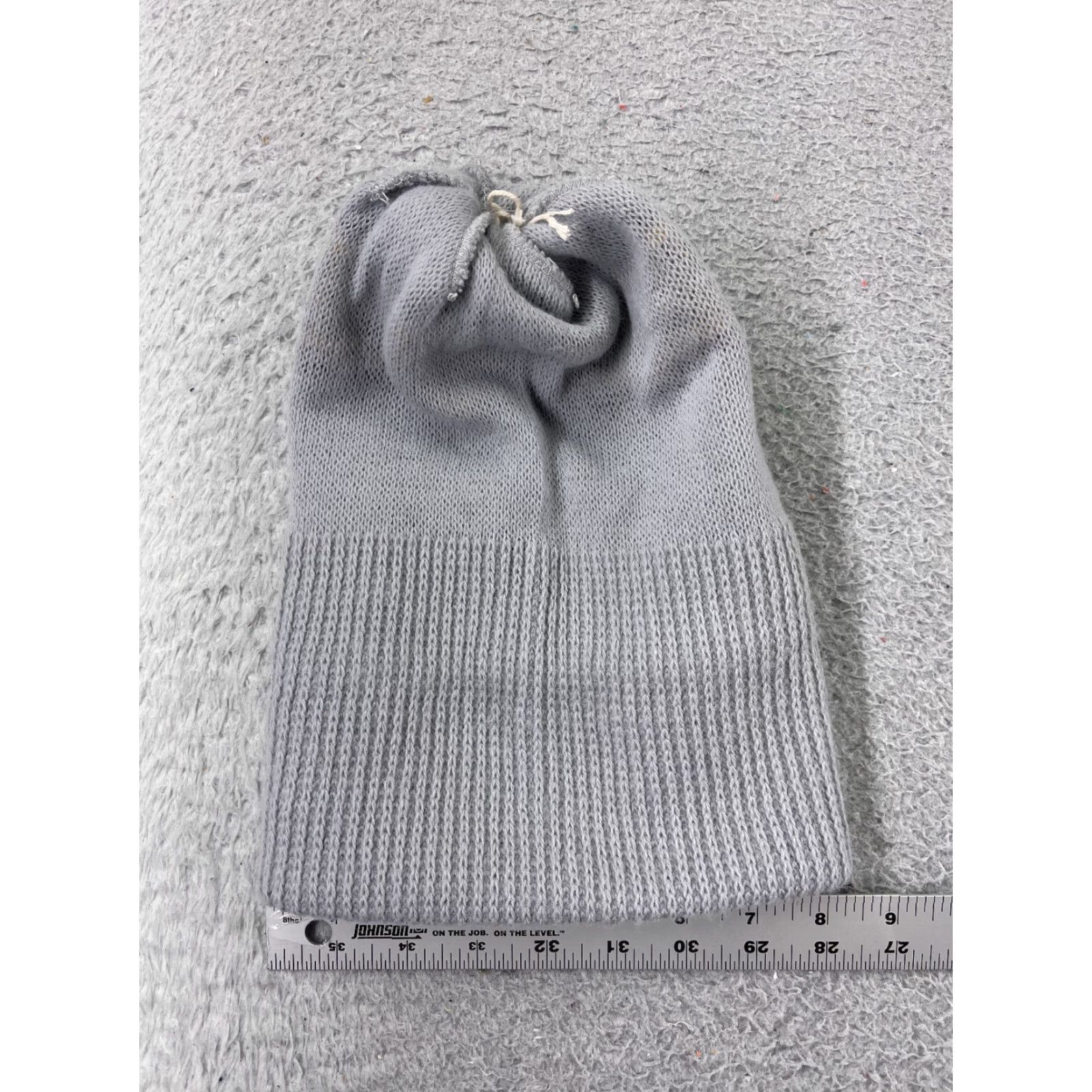 Vintage WoodHead Beanie Toque Adult One Size Gray Yellow Knit Acrylic Blend Pom Ski Hat Mens Beanie SKI Logo Knit Adjustable Size ONE SIZE - 5 Thumbnail