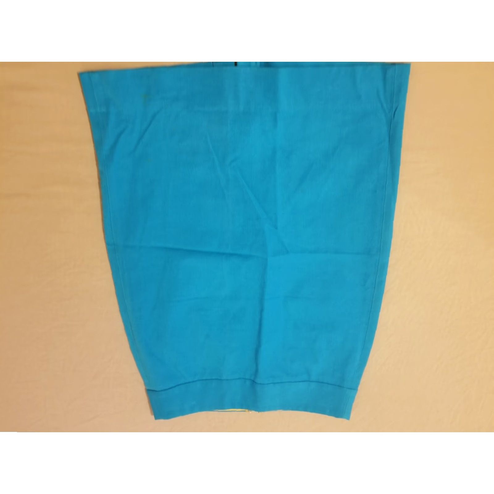 Banana Republic Womens Banana Republic Skirt 0 Blue Cotton Knee Length Pencil Straight Skirt Womens 0 Blue Cotton Knee Length Pencil Style Size 25" / US 0 / IT 36 - 2 Thumbnail