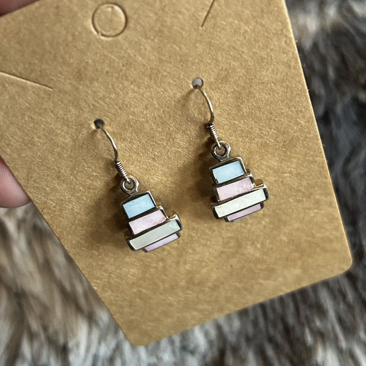 Handmade Handcrafted colorful enamel 925 sterling silver earrings Size ONE SIZE - 2 Thumbnail