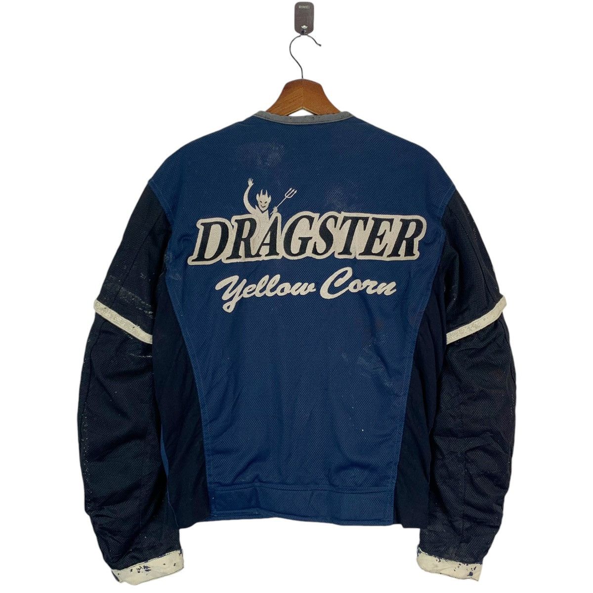 YELLOW CORN ⚡️⚡️VINTAGE YELLOW CORN BIKER BOMBER JACKET Size US L / EU 52-54 / 3 - 14 Thumbnail