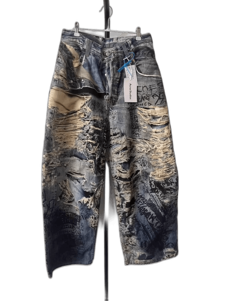 Acne Studios Acne Studios 2023M ripped denim jeans Size US 44 / EU 60 - 1 Thumbnail