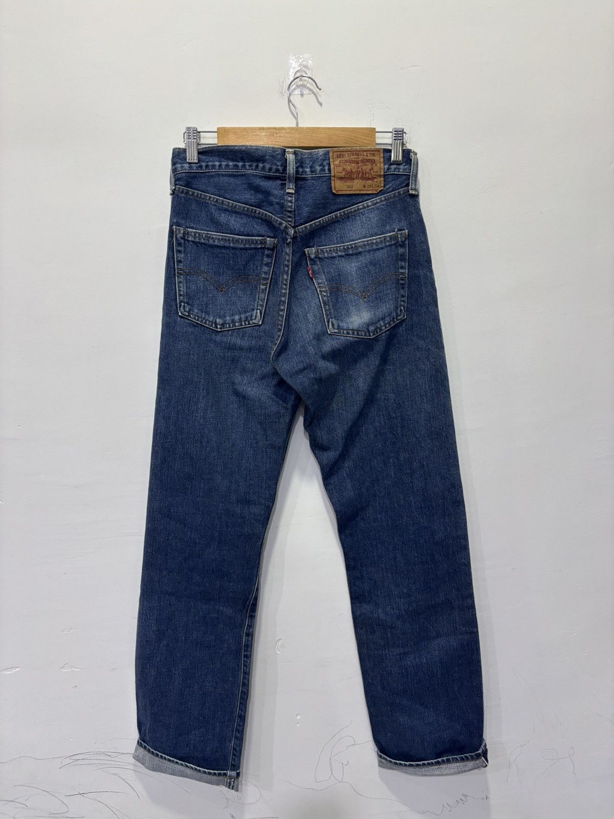 Levi's Vintage Levis 502 Big E Selvedge Jeans Size US 30 / EU 46 - 5 Thumbnail