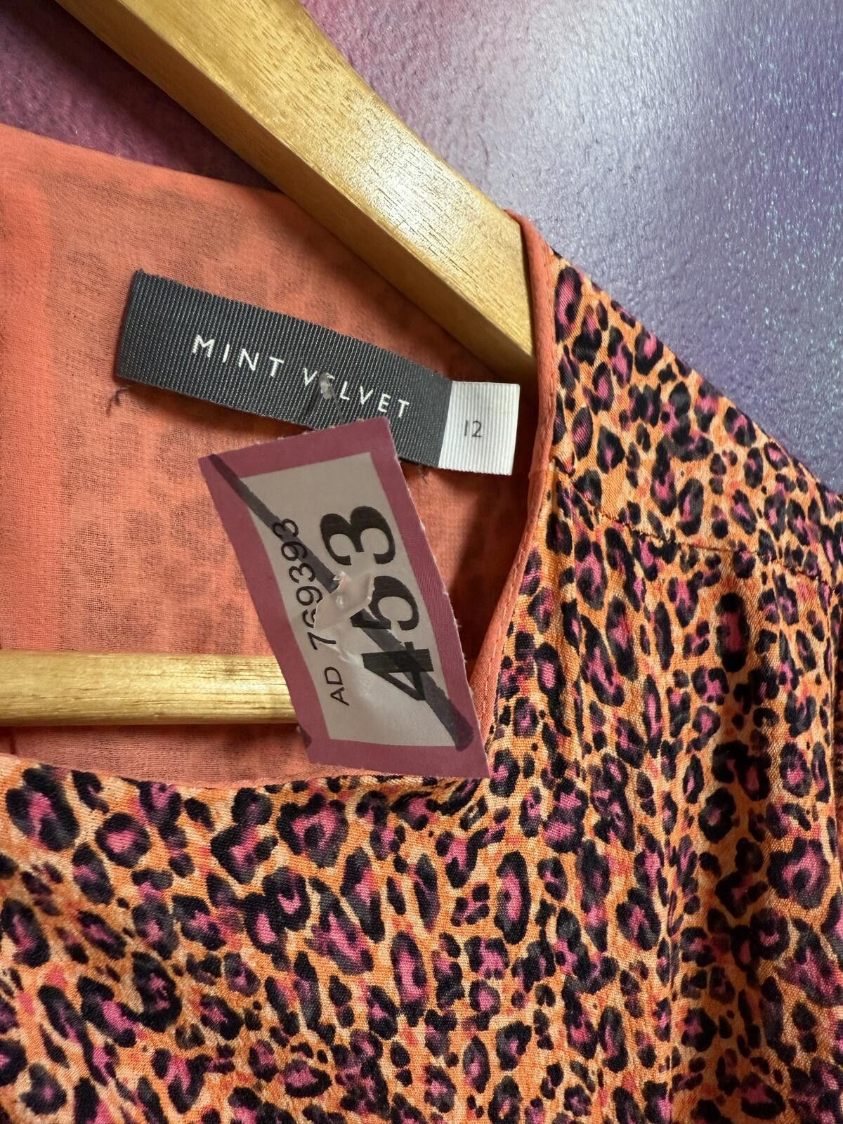 Other Mint velvet leopard print short sleeve wrap Midi Dress Size M / US 6-8 / IT 42-44 - 2 Thumbnail