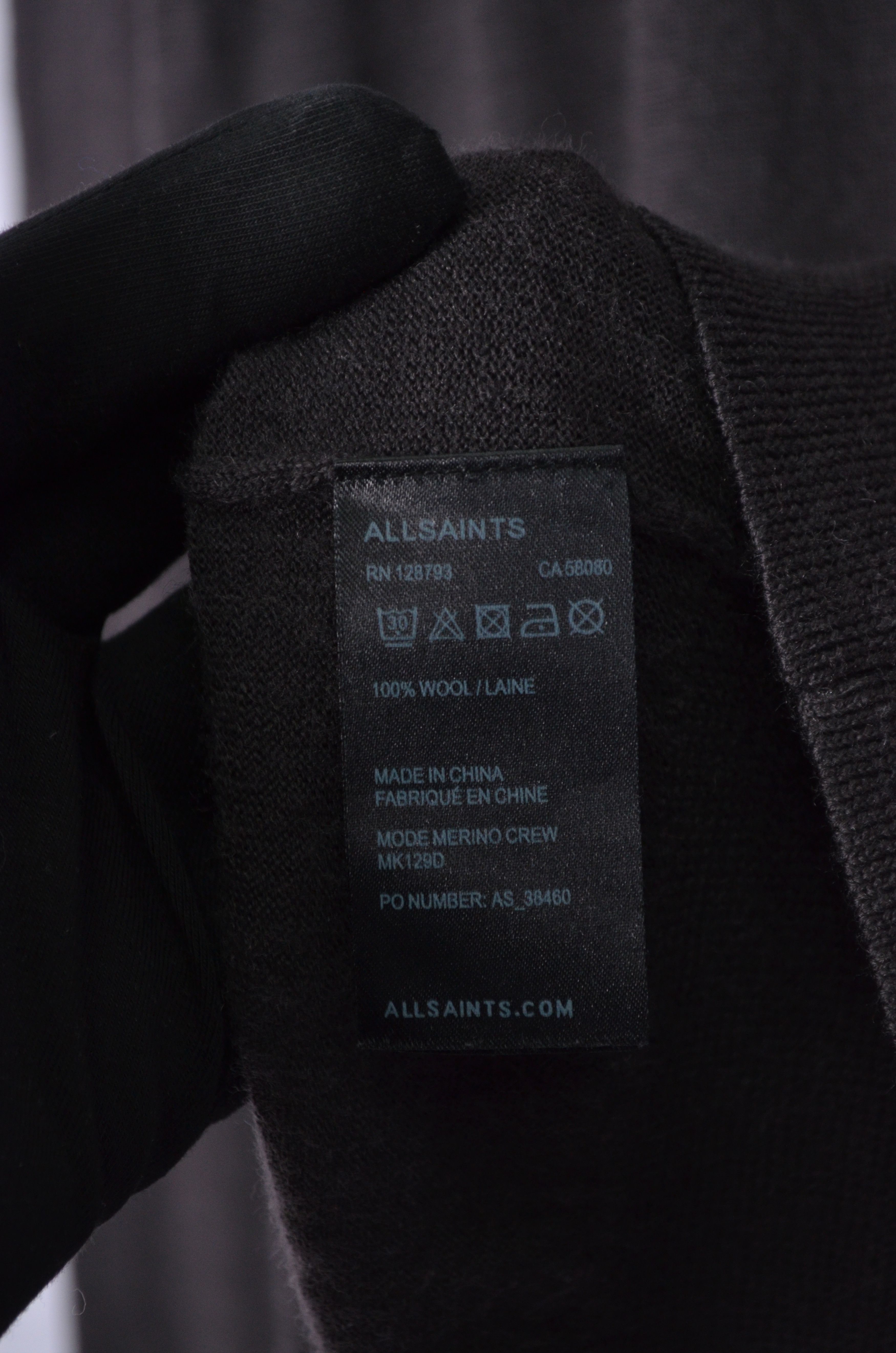 Allsaints × Designer AllSaints Mode Merino Crew Neck Jumper Sweater Size S Size US S / EU 44-46 / 1 - 5 Thumbnail