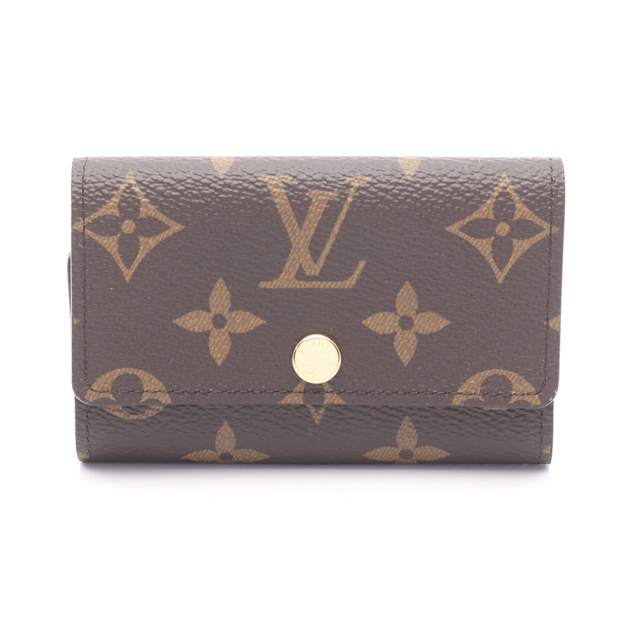 Louis Vuitton Louis Vuitton Multicle 6 Monogram Key Case Brown Size ONE SIZE - 1 Thumbnail
