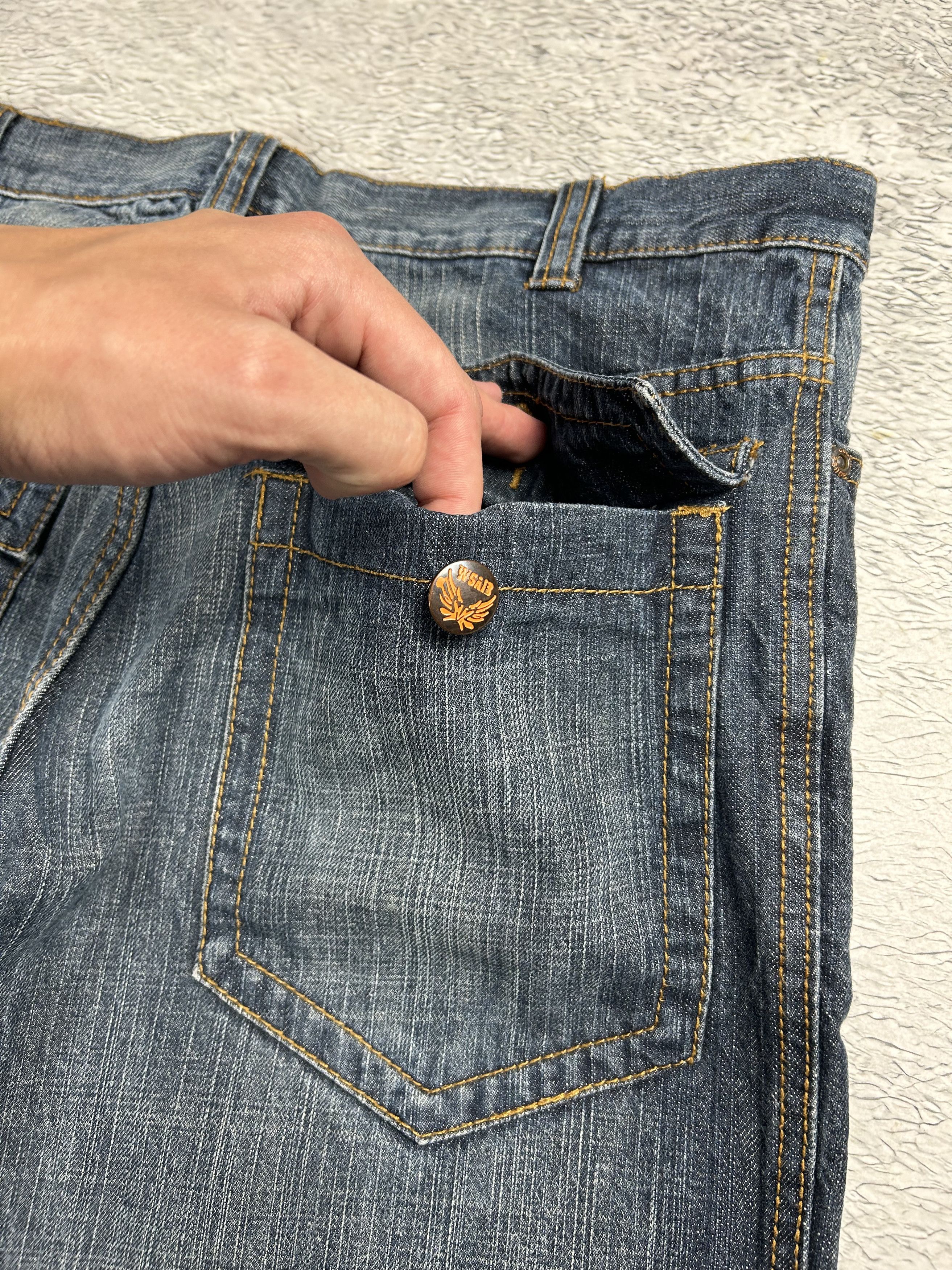 Japanese Brand Vintage Jeans Double Knee Drill True Religion Style Y2k Size US 33 - 6 Thumbnail