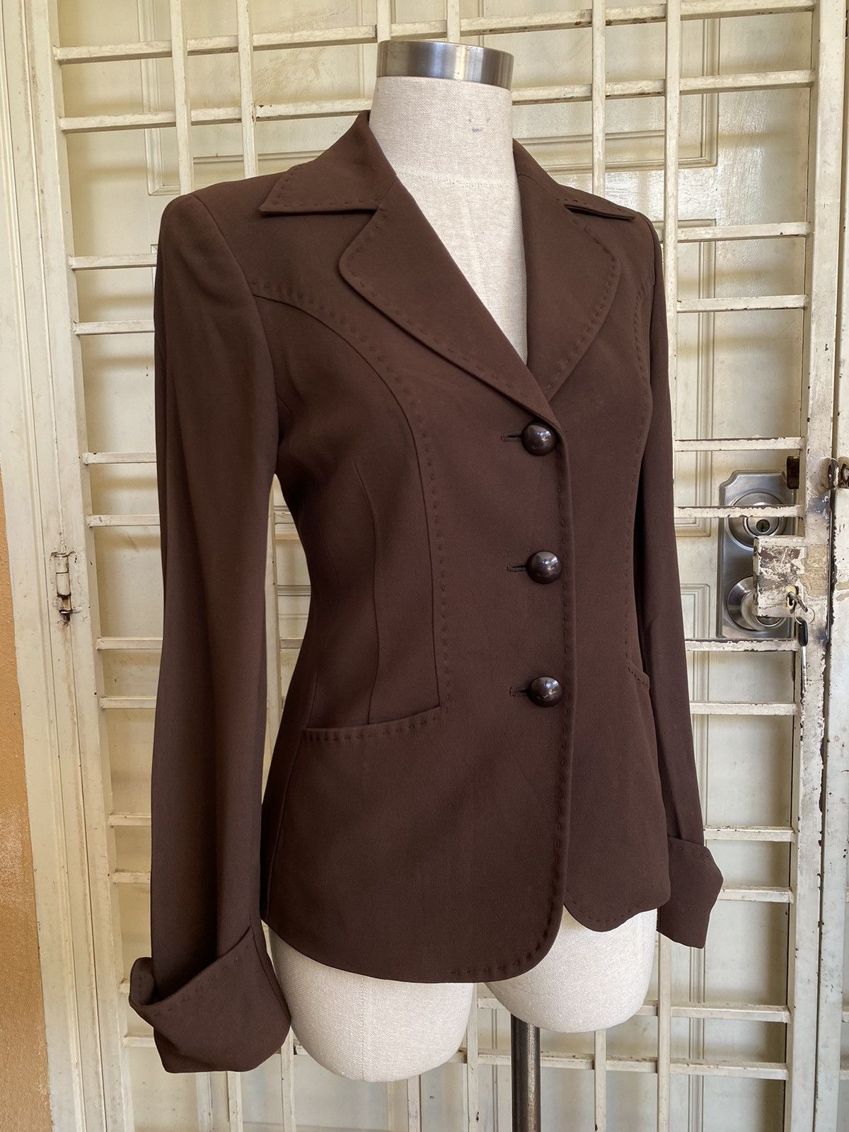 Moschino vintage y2k moschino blazer Size S / US 4 / IT 40 - 1 Thumbnail