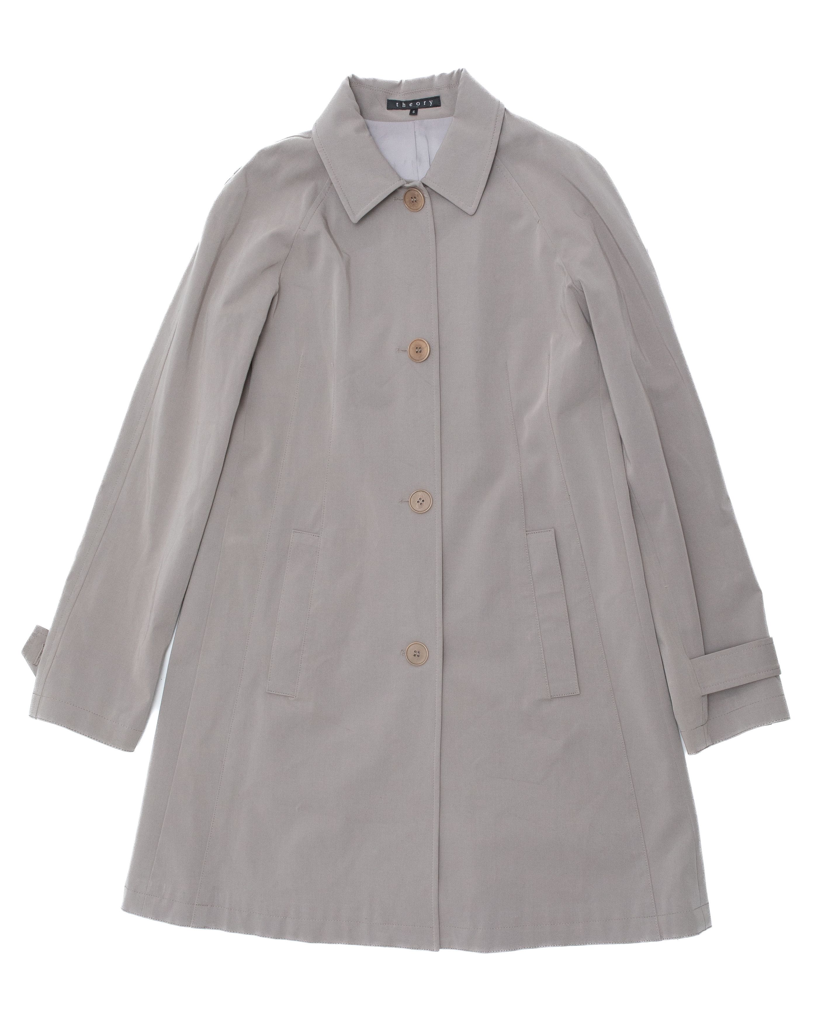 Theory THEORY Tailored Stretch Fabric Coat Size S / US 4 / IT 40 - 1 Thumbnail
