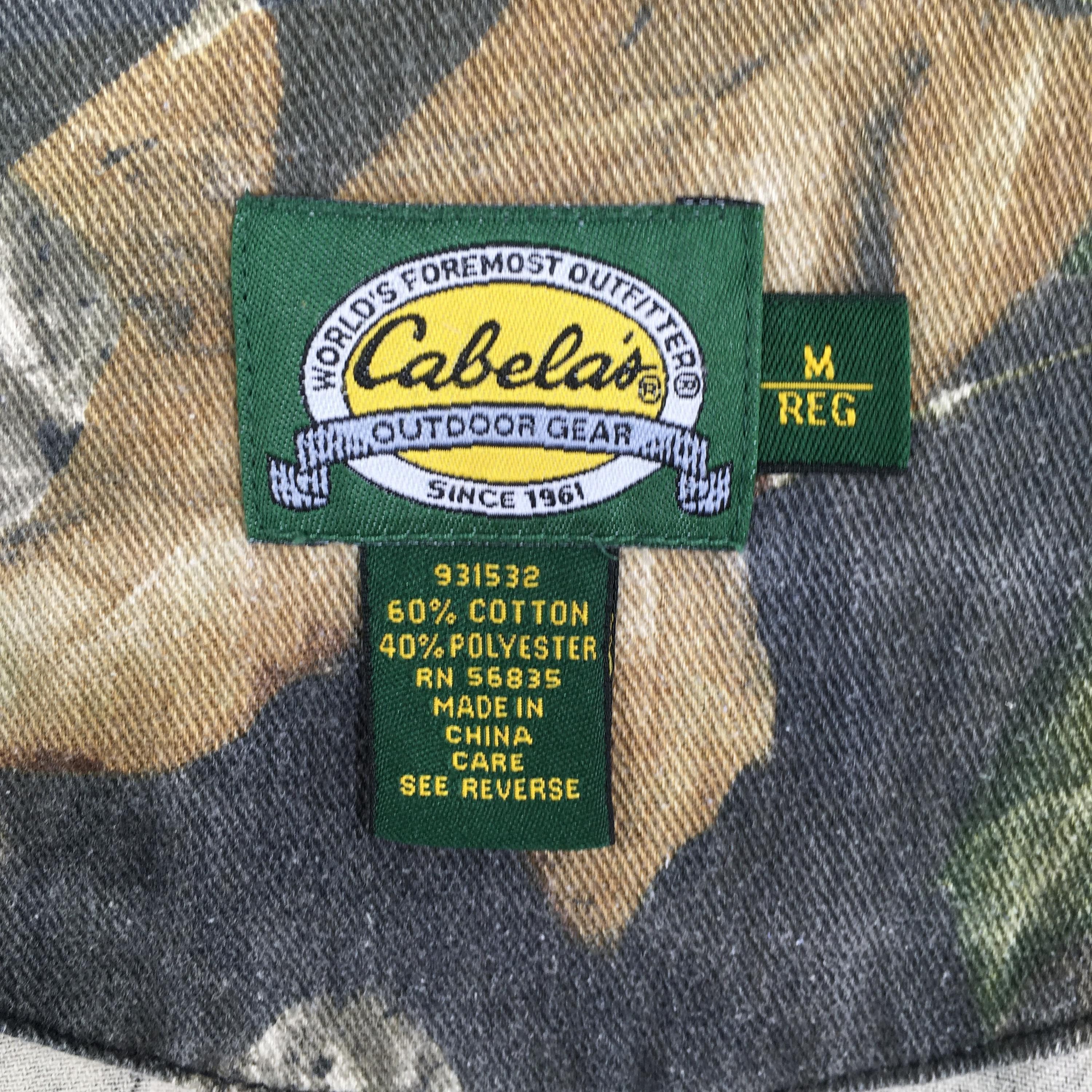 Cabelas Vintage Cabela's Mossy Oak Tree Camo Zipper Jacket Medium Size US M / EU 48-50 / 2 - 6 Thumbnail