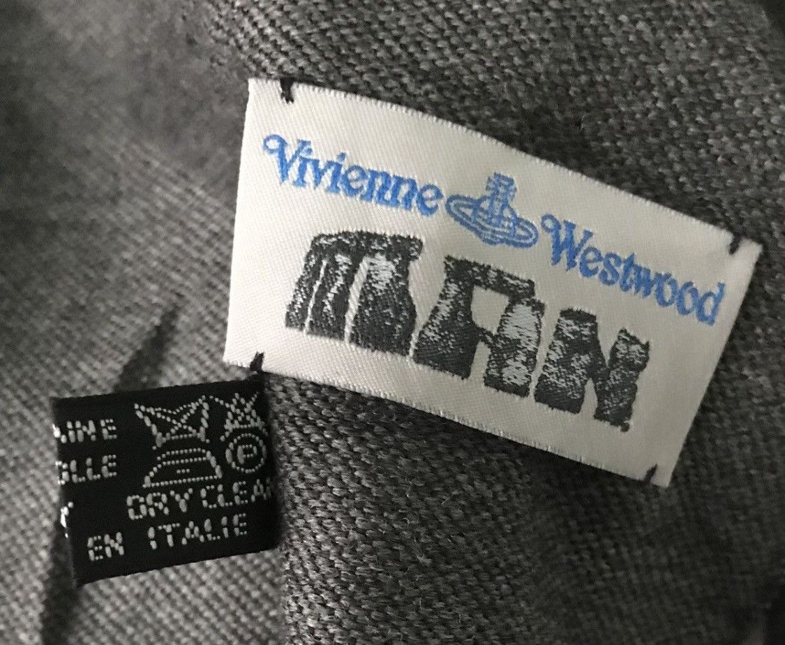 Vivienne Westwood TAX FREE 🇺🇸 Vintage viviene westwood man logo scarf Size ONE SIZE - 6 Thumbnail