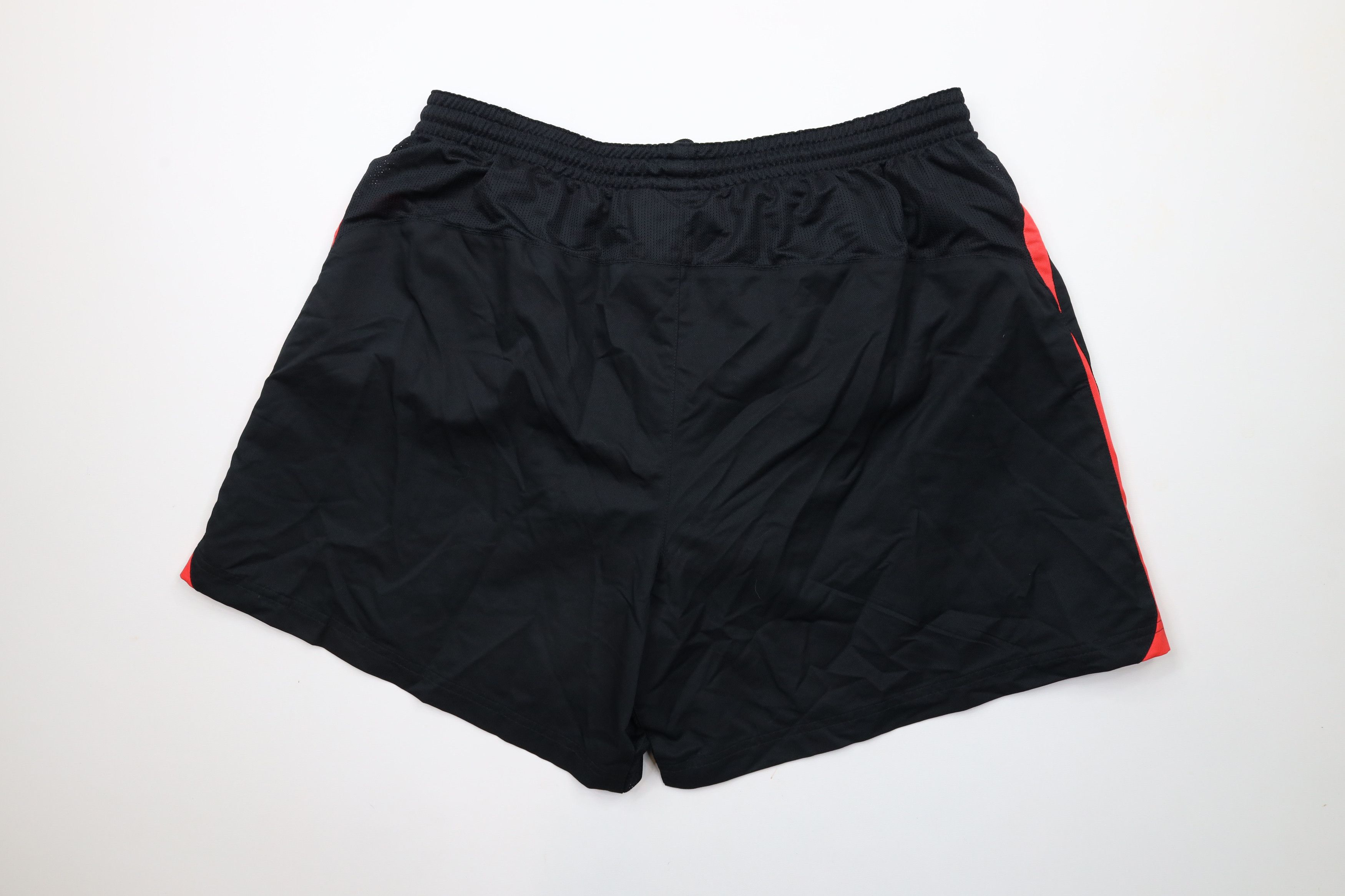 Nike × Vintage Vintage Nike Total 90 Mini Swoosh Lined Soccer Shorts Black Size US 38 / EU 54 - 9 Thumbnail