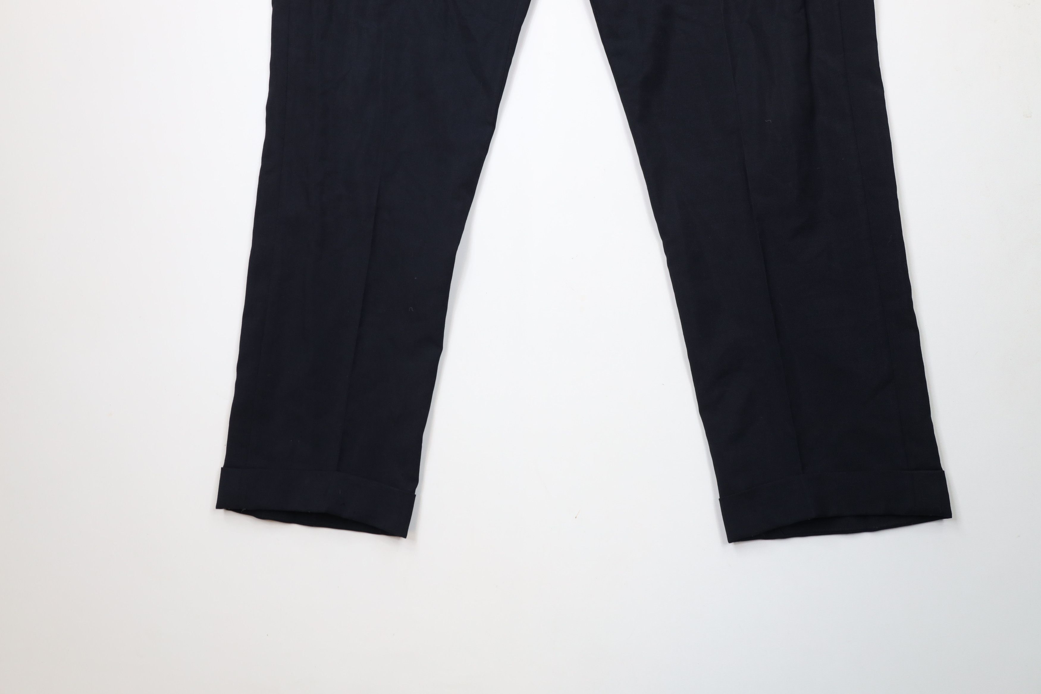 Vintage Vintage 50s Rockabilly Gabardine Cuffed Chino Pants USA Size US 32 / EU 48 - 4 Thumbnail