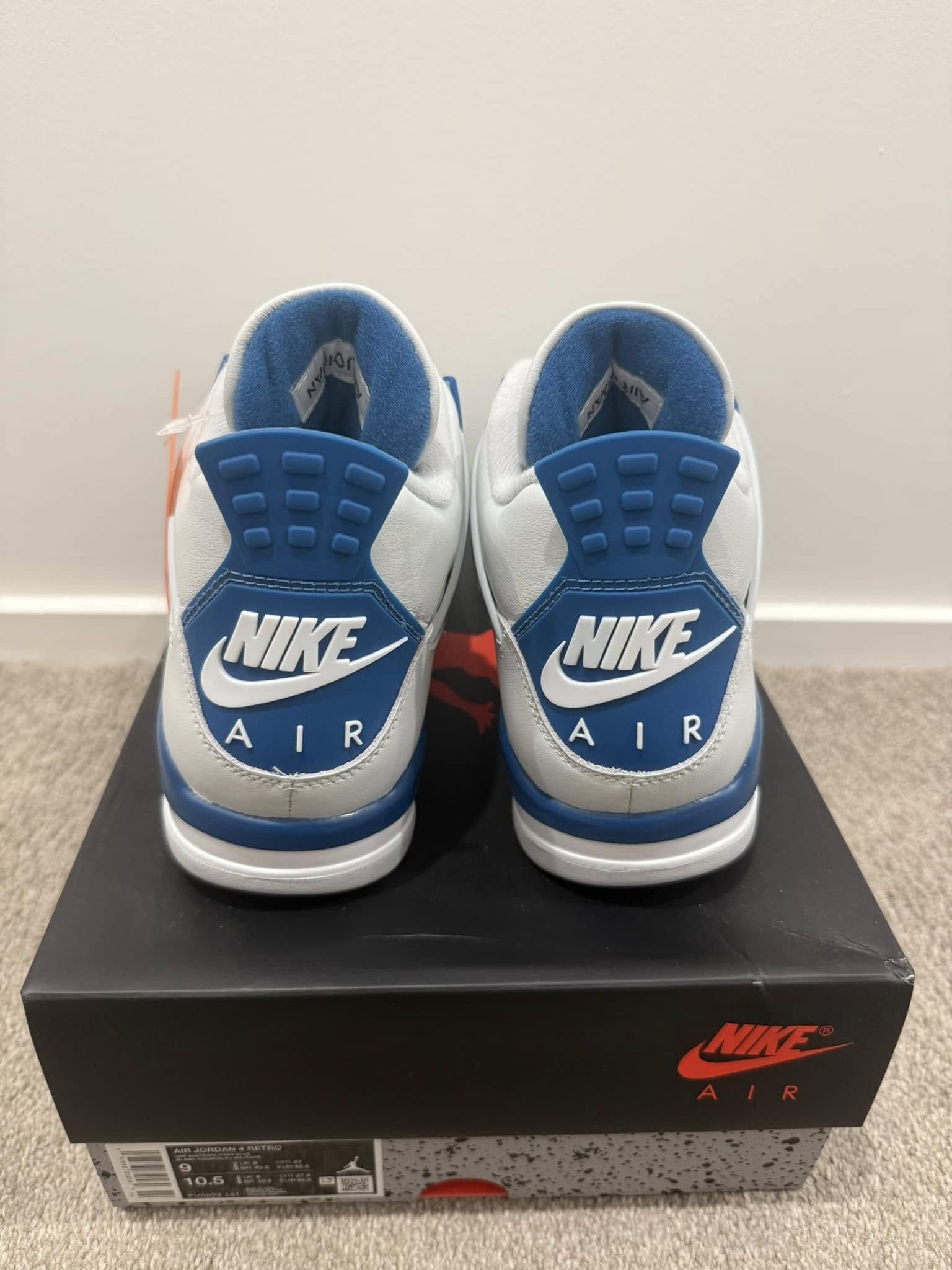 Jordan Brand Air Jordan 4 Millitary Blue 2024 US9 Size US 9 / EU 42 - 3 Thumbnail