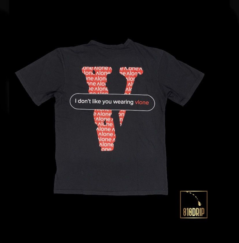 Vlone Vlone Text Message Tee Limited Edition With “V” Size US M / EU 48-50 / 2 - 1 Thumbnail
